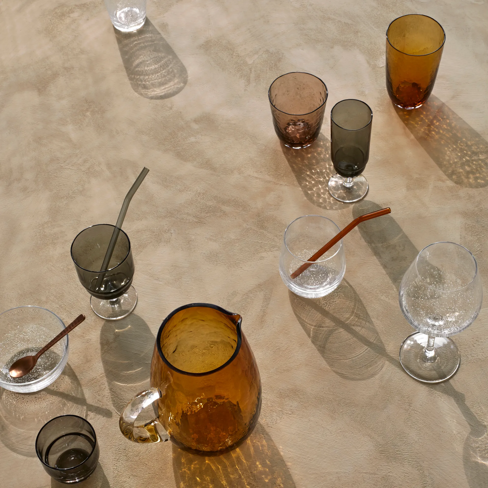 Jarra Hammered, ámbar Broste Copenhagen