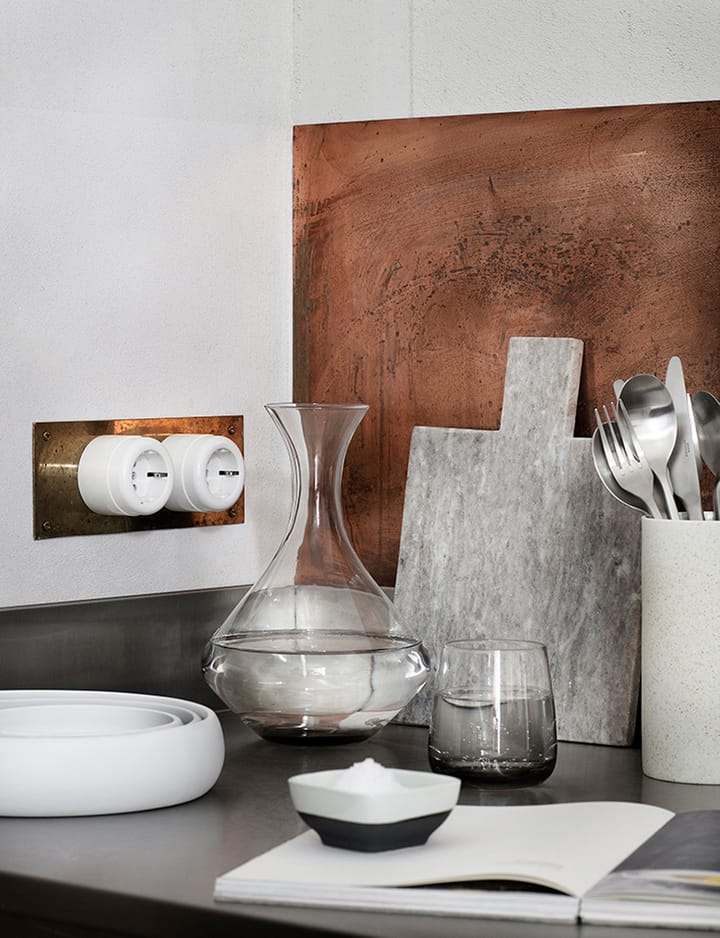 Jarra Smoke 1,65 L, transparente-gris Broste Copenhagen