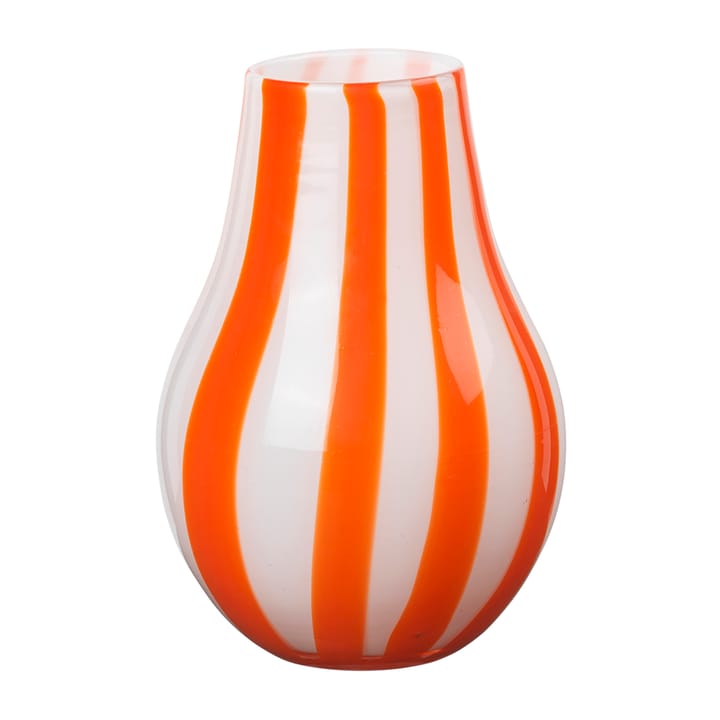 Jarrón Ada Stripe 22,5 cm - Pumpkin orange - Broste Copenhagen