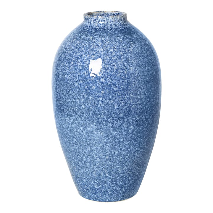 Jarrón de cerámica Ingrid 40 cm - Insignia blue-white - Broste Copenhagen