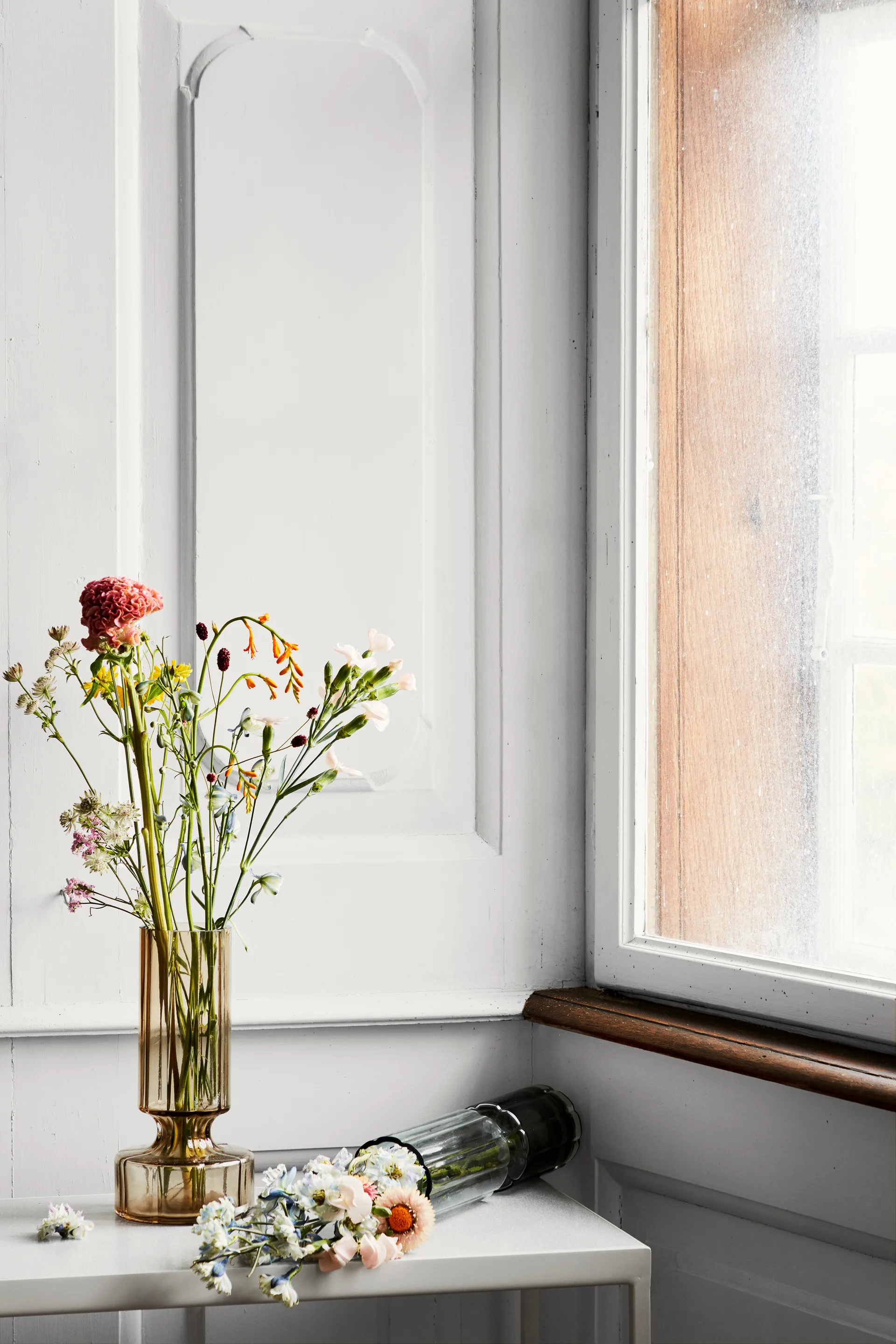 Jarrón de vidrio Hyacint 24,9 cm, Indian tan Broste Copenhagen