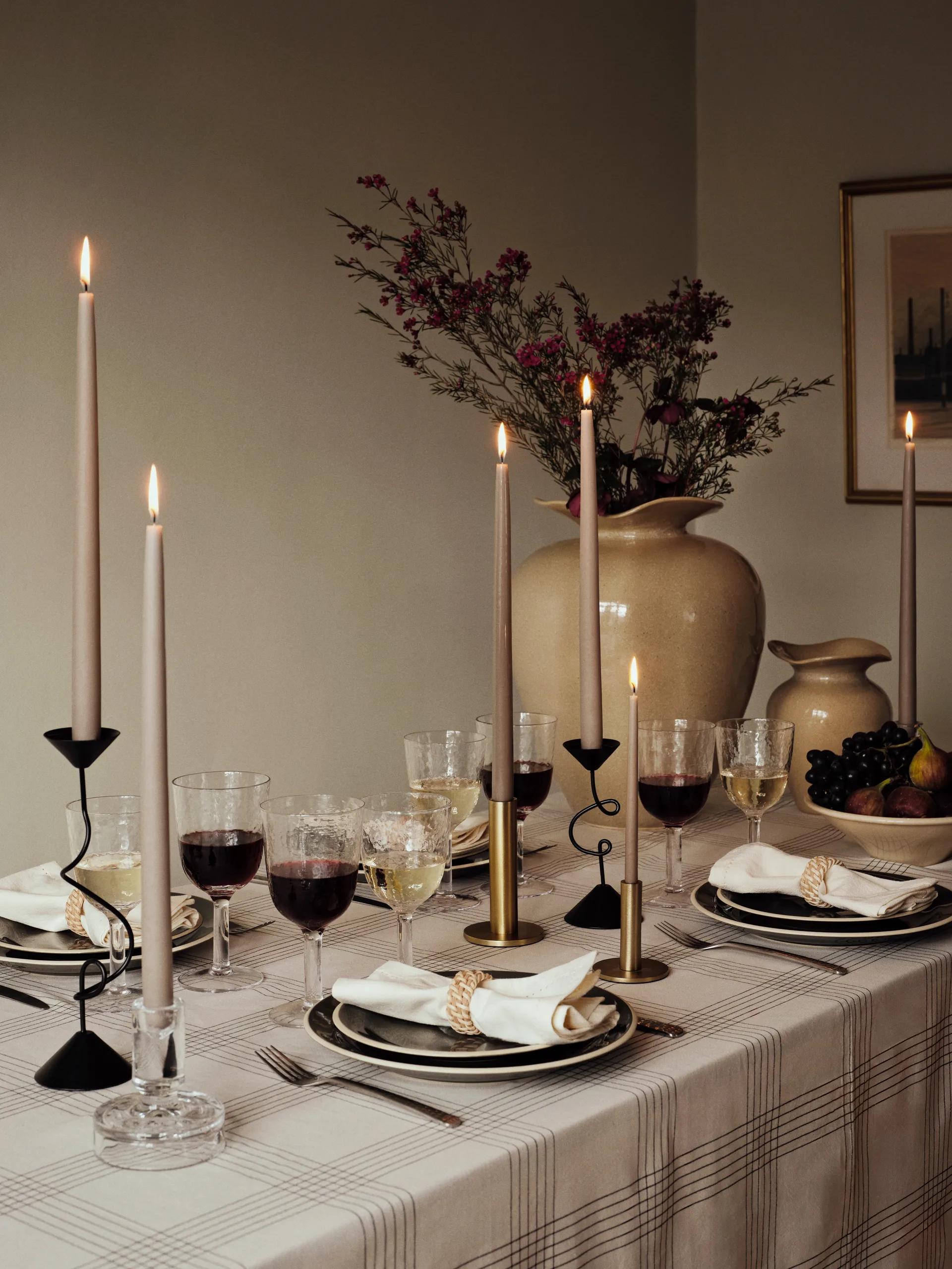 Jarrón Florentina L 44 cm, Beige Broste Copenhagen