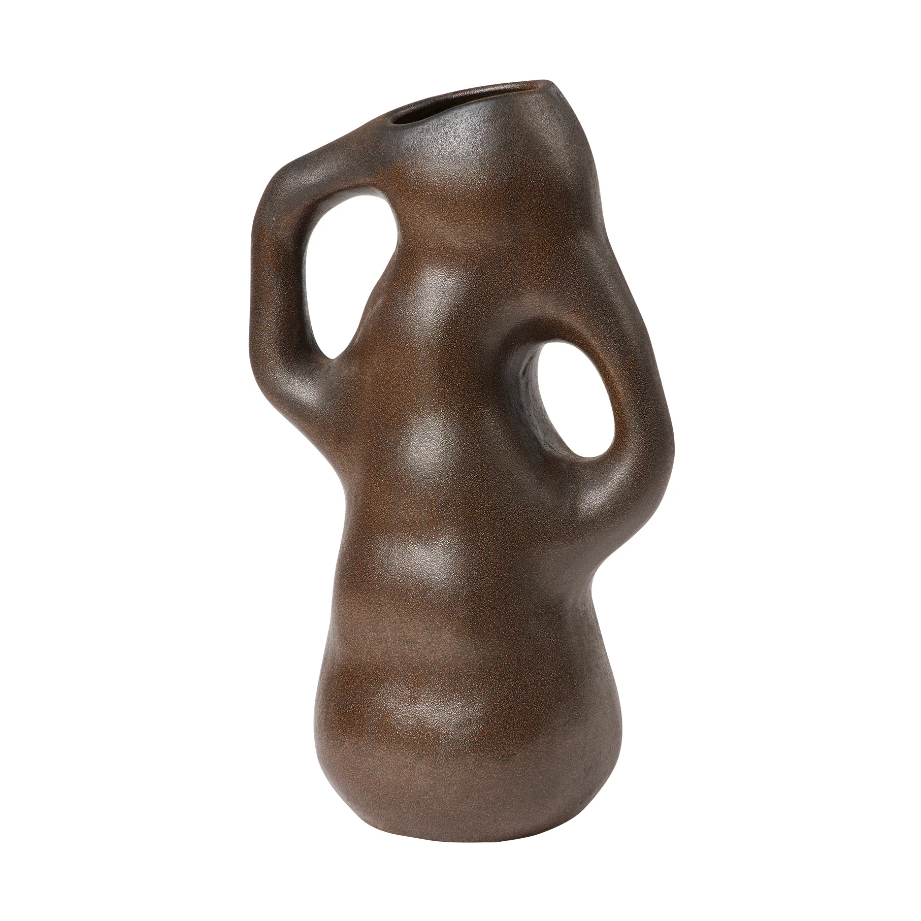 Jarrón Isolde 35 cm, Antique brown Broste Copenhagen