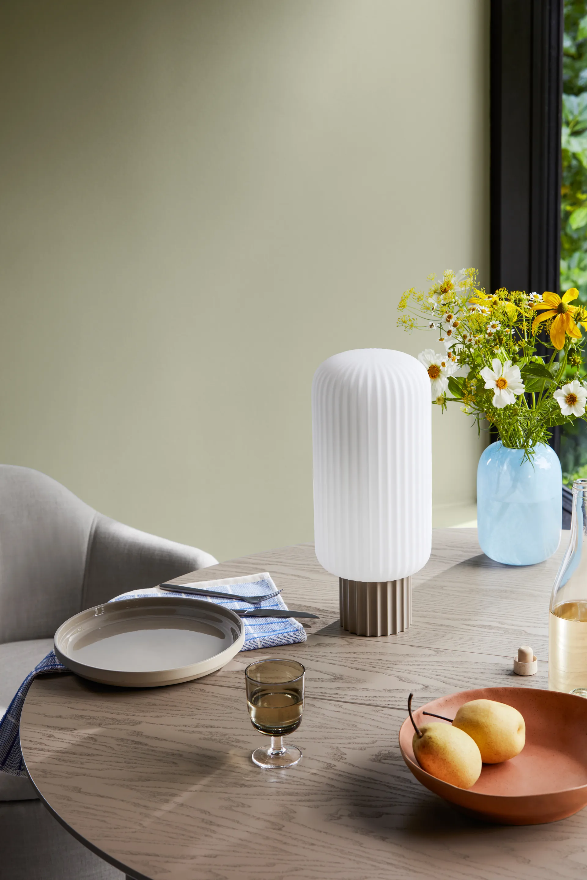 Jarrón Kai 17,5 cm, Serenity light blue Broste Copenhagen