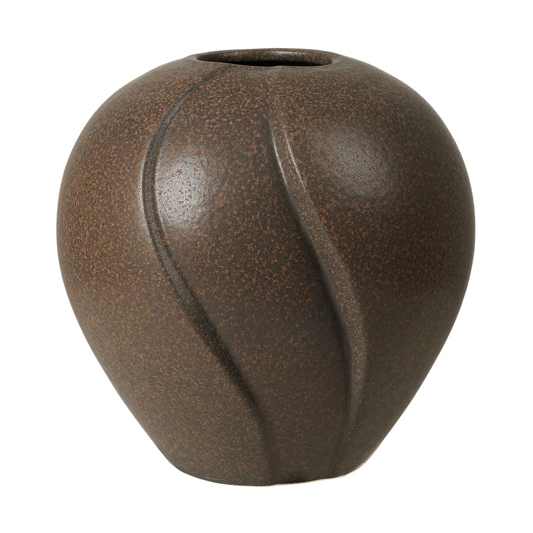 Jarrón Leda Ø15x15 cm, Antique brown Broste Copenhagen