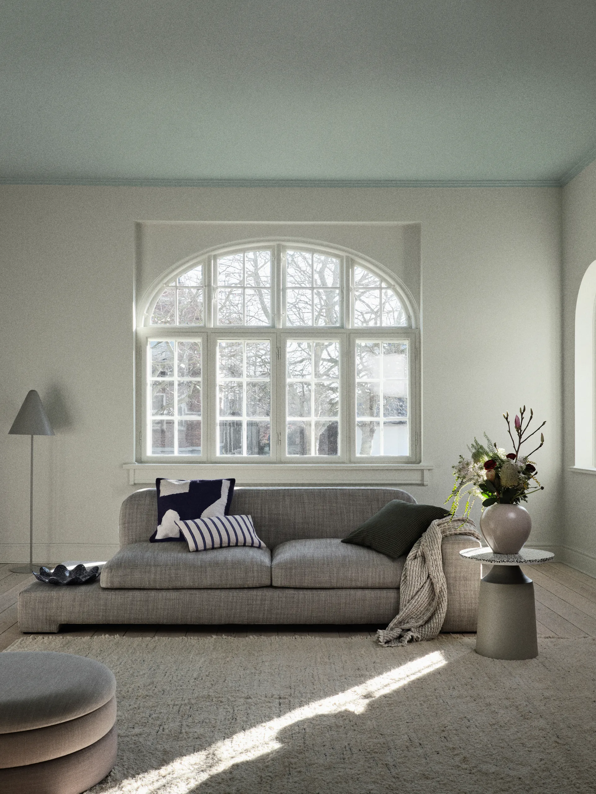 Jarrón Leda Ø25x25 cm, Grey sand Broste Copenhagen