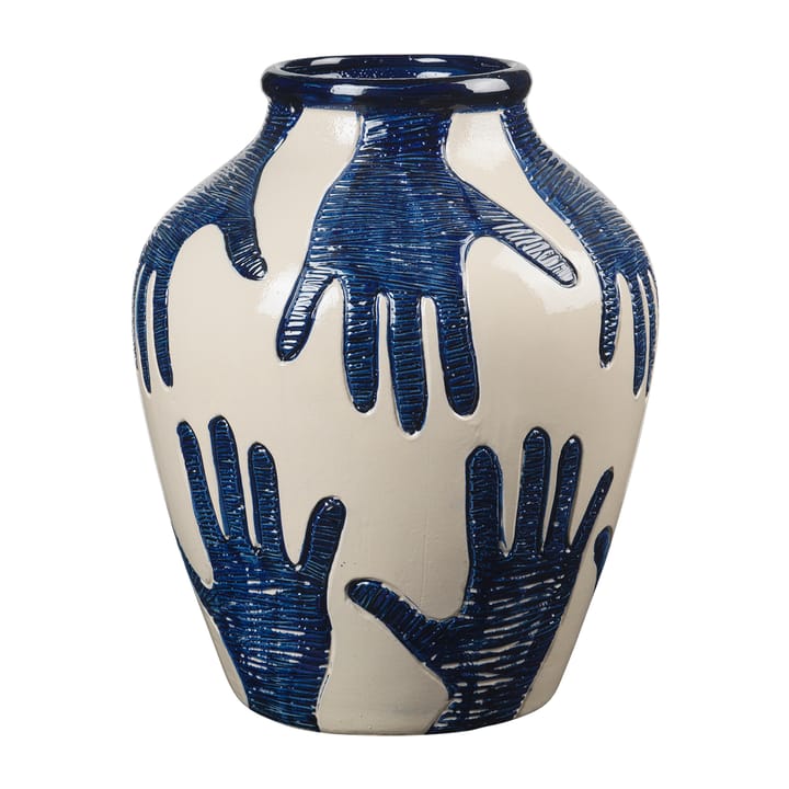 Jarrón Mime 40 cm - Intense blue-rainy day - Broste Copenhagen