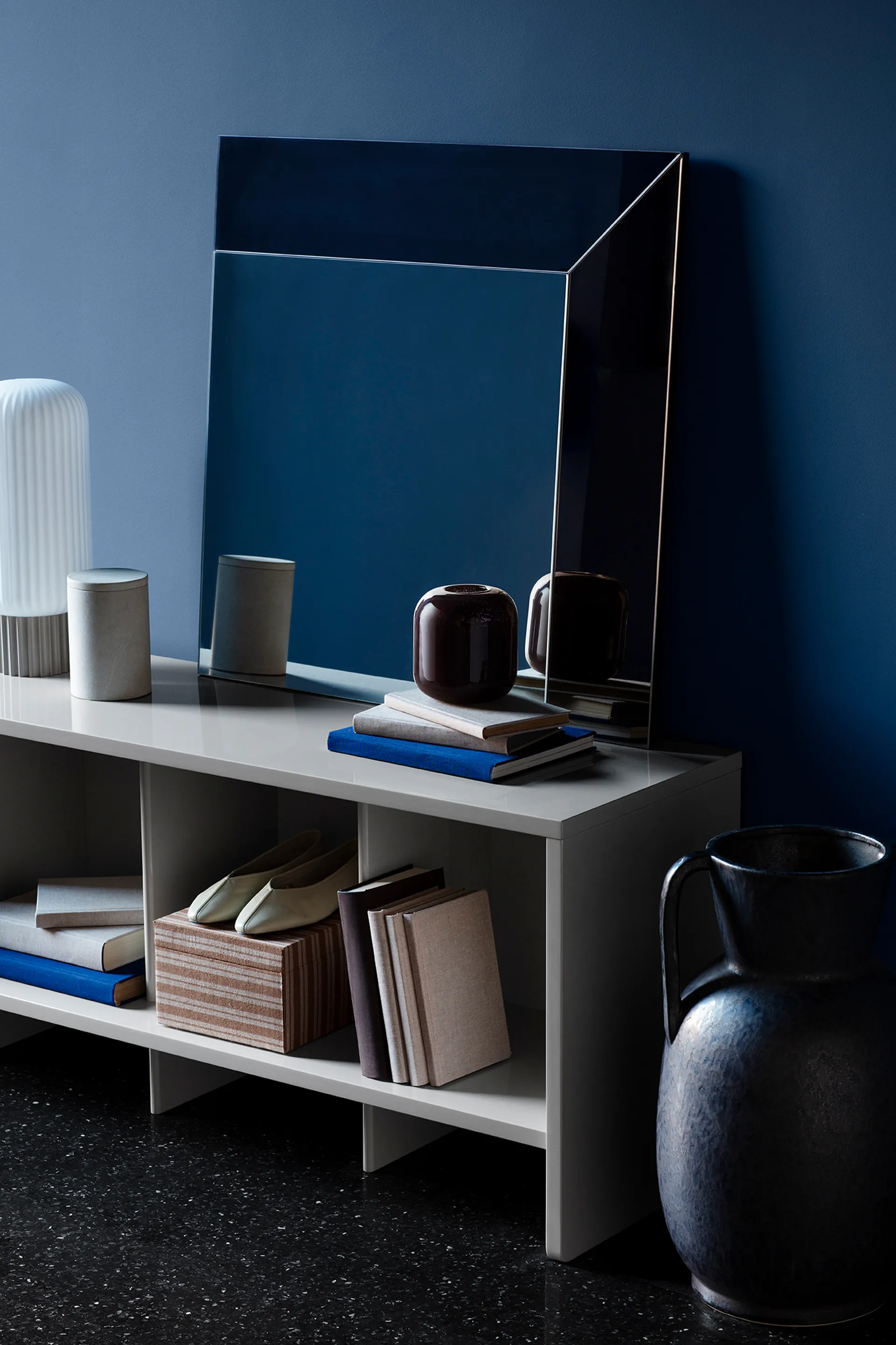 Jarrón Simi 52 cm, Antique grey-black Broste Copenhagen