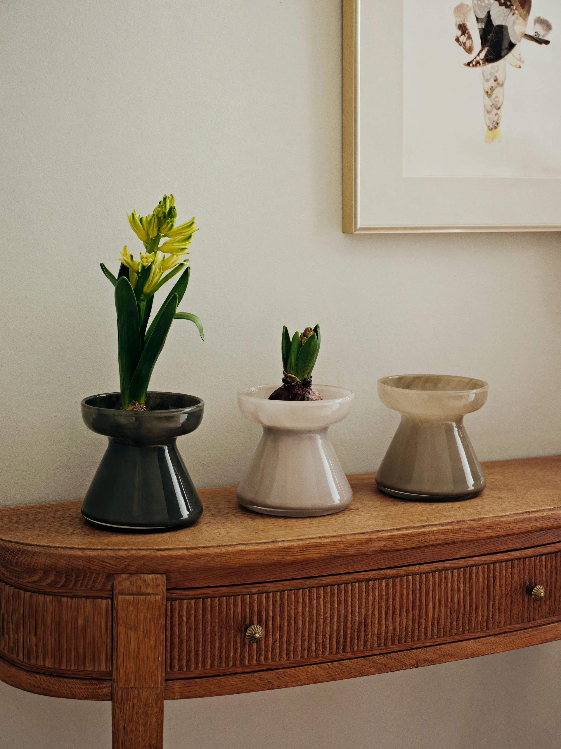 Jarrón Solai, Taupe Warm Grey, 10 cm Broste Copenhagen