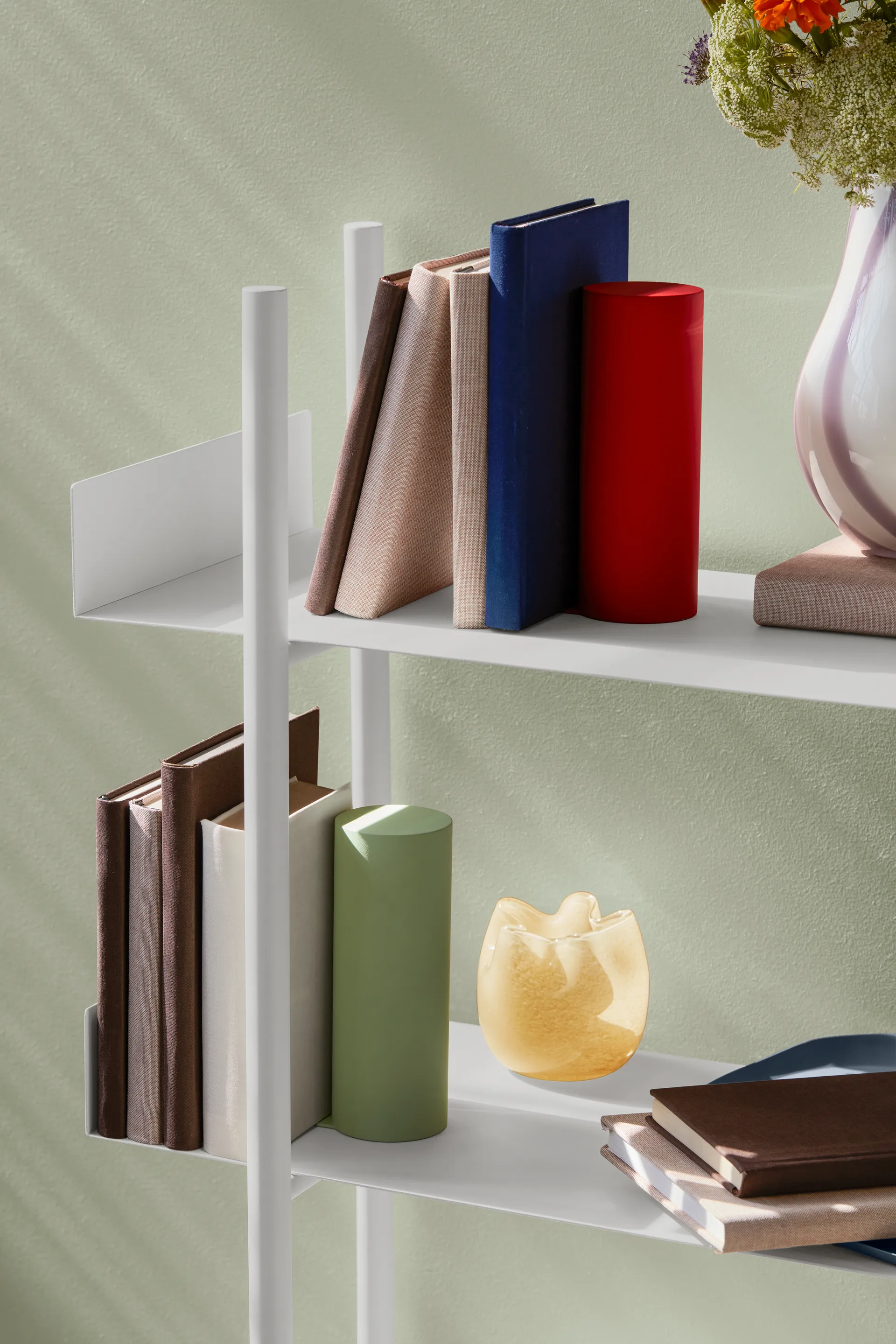 Jarrón/Portavelas Esther Ø9,8 cm, Anise flower yellow Broste Copenhagen