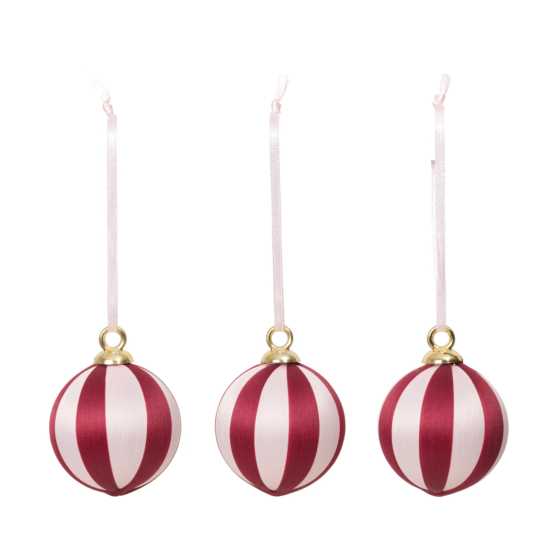 Joy bola de Navidad, Deep Red-Soft Pink Broste Copenhagen
