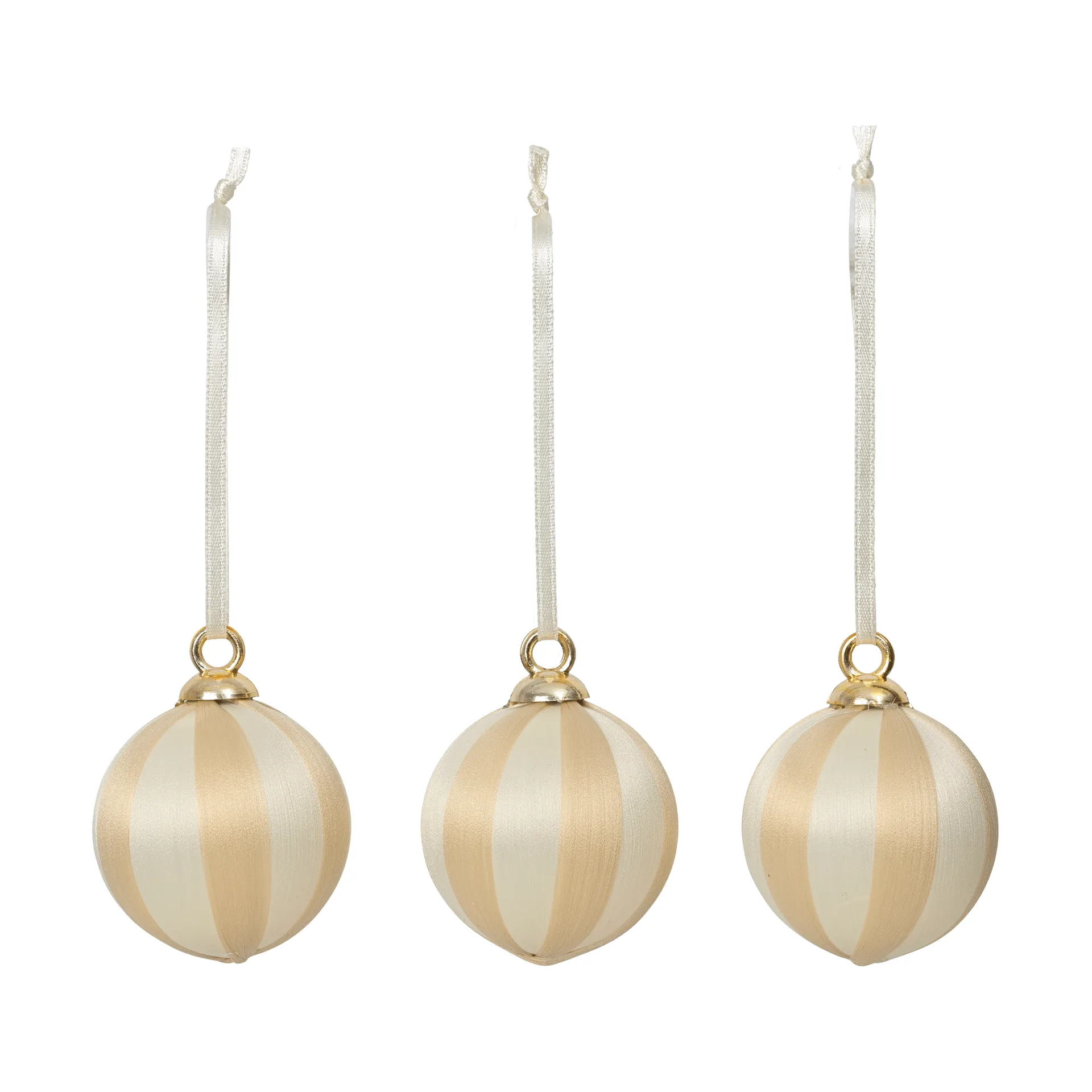 Joy bola de Navidad, Off White-Beige Broste Copenhagen