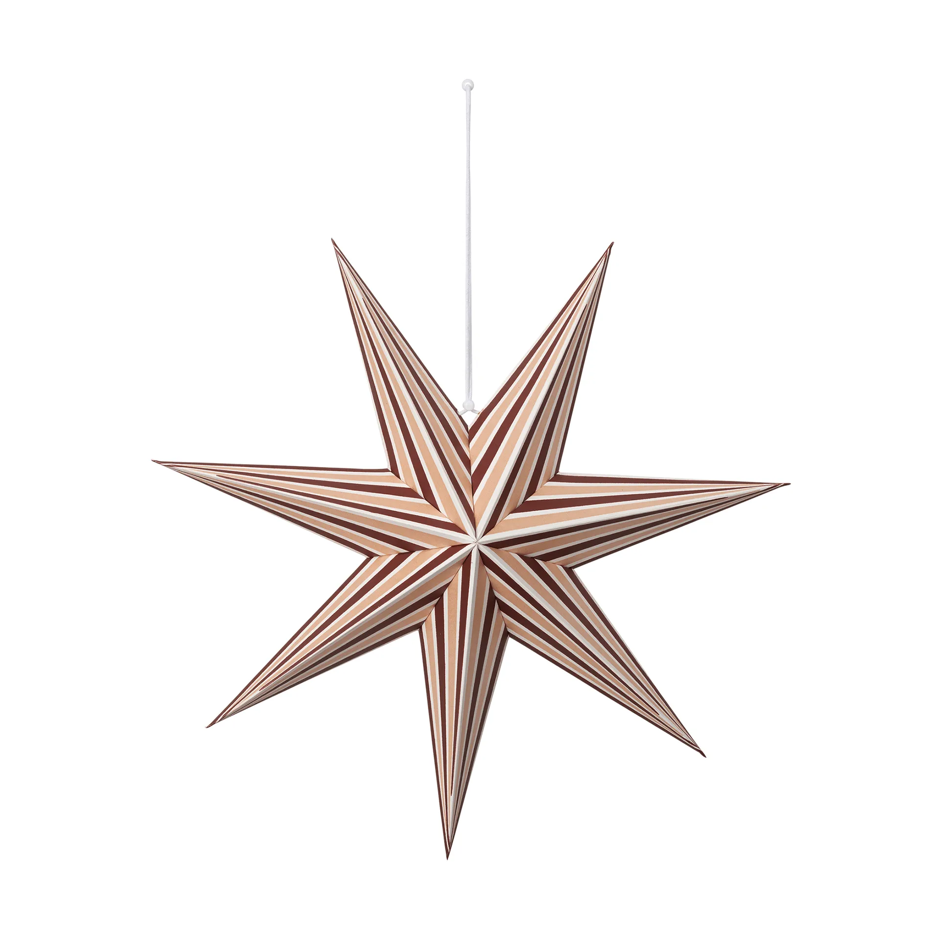Joy estrella de Adviento, Deep Red-Soft Pink, M Broste Copenhagen