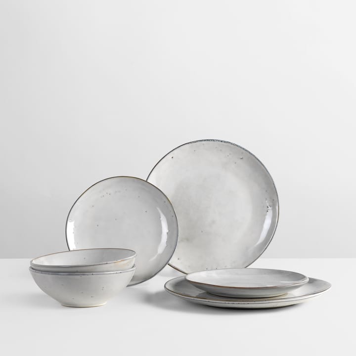 Juego de cena para dos Nordic Sand, 6 piezas Broste Copenhagen