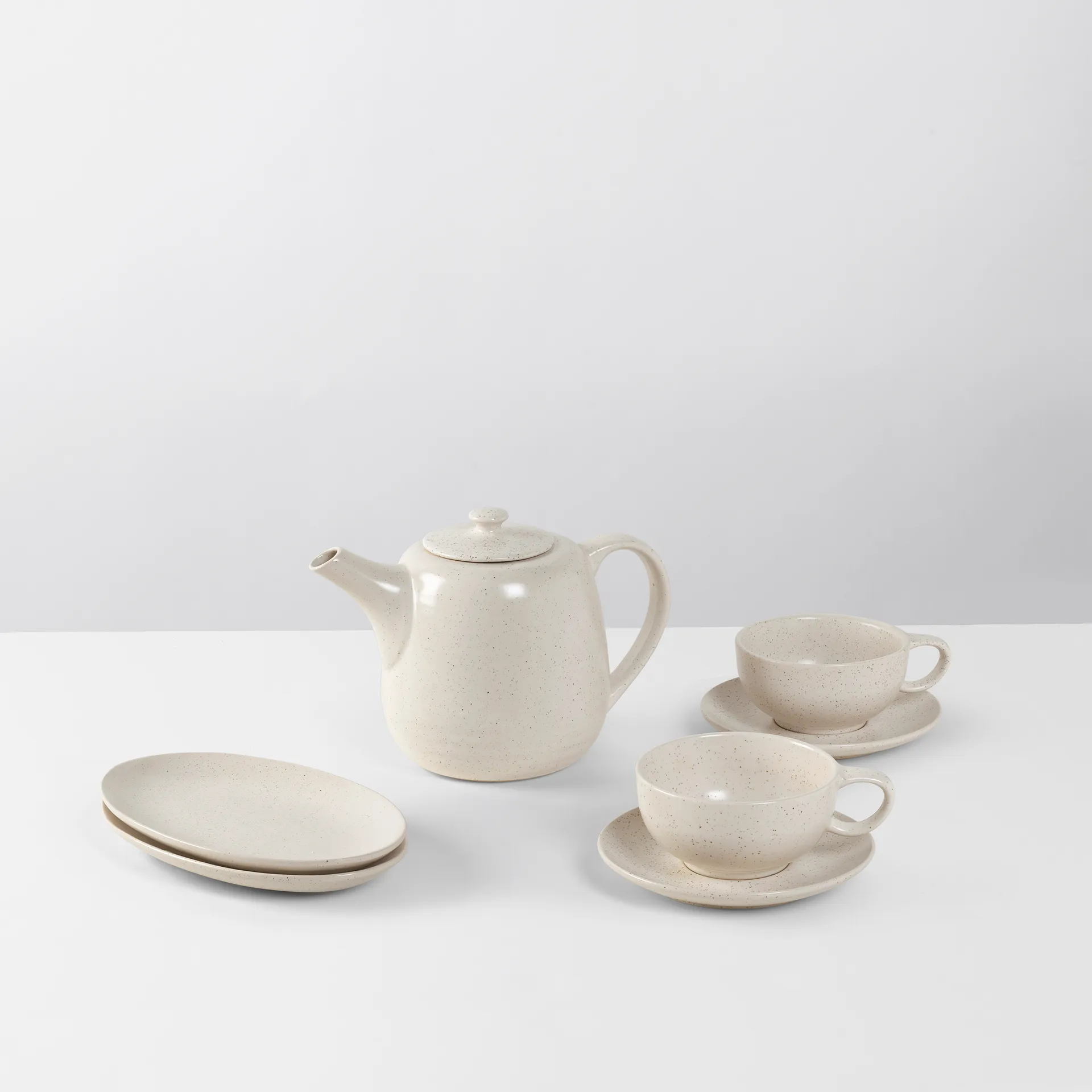 Juego de té para dos Nordic Vanilla, 5 piezas Broste Copenhagen
