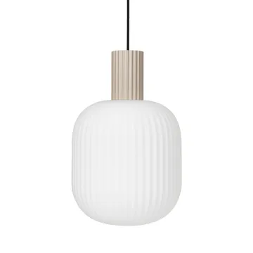 Lámpara colgante Lolly - arena-blanco-Ø27 cm - Broste Copenhagen