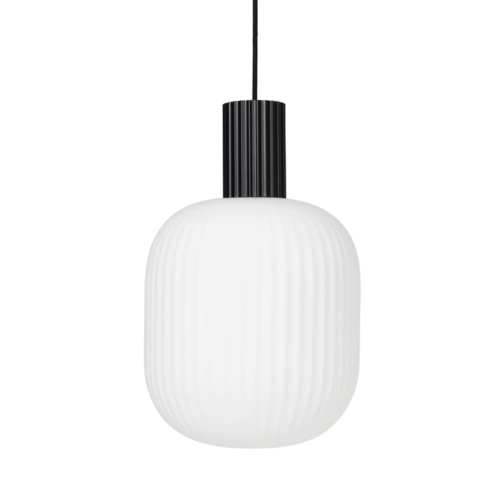 Lámpara colgante Lolly - negro-blanco-Ø27 cm - Broste Copenhagen