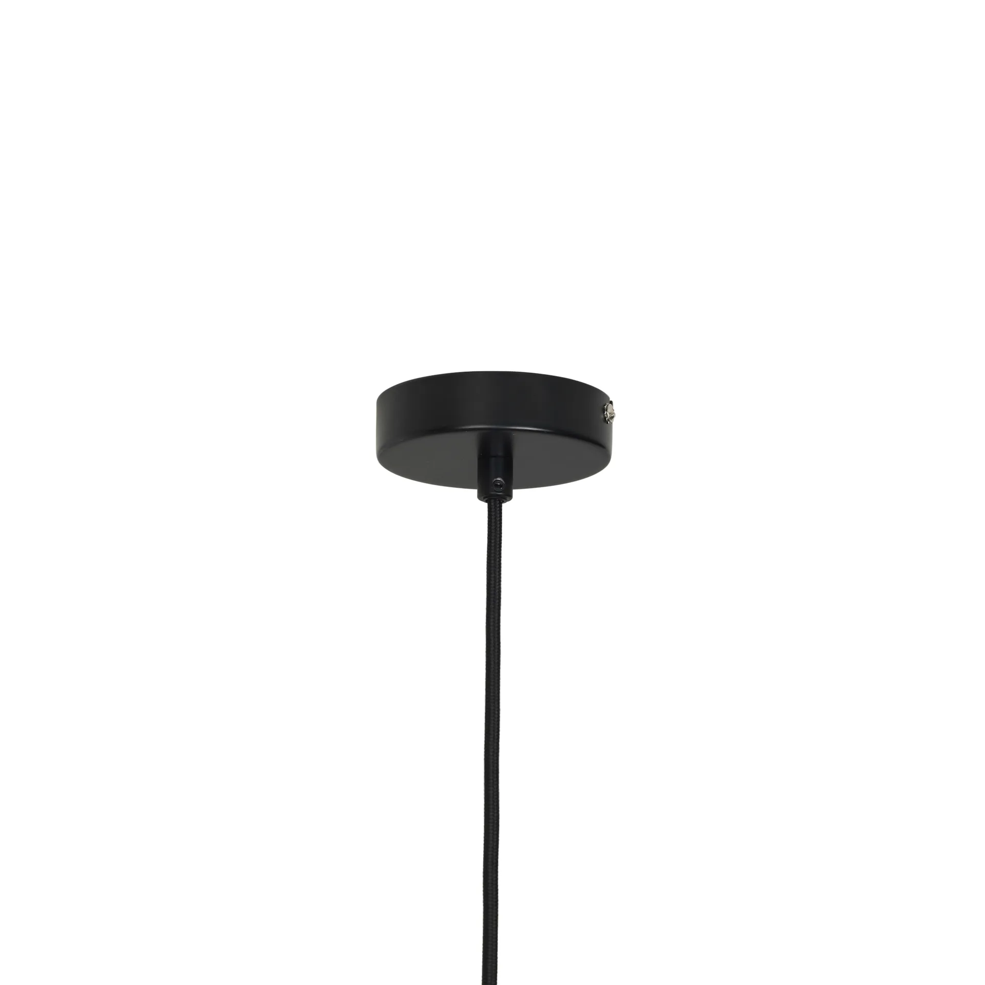 Lámpara colgante Lolly, negro-blanco-Ø27 cm Broste Copenhagen