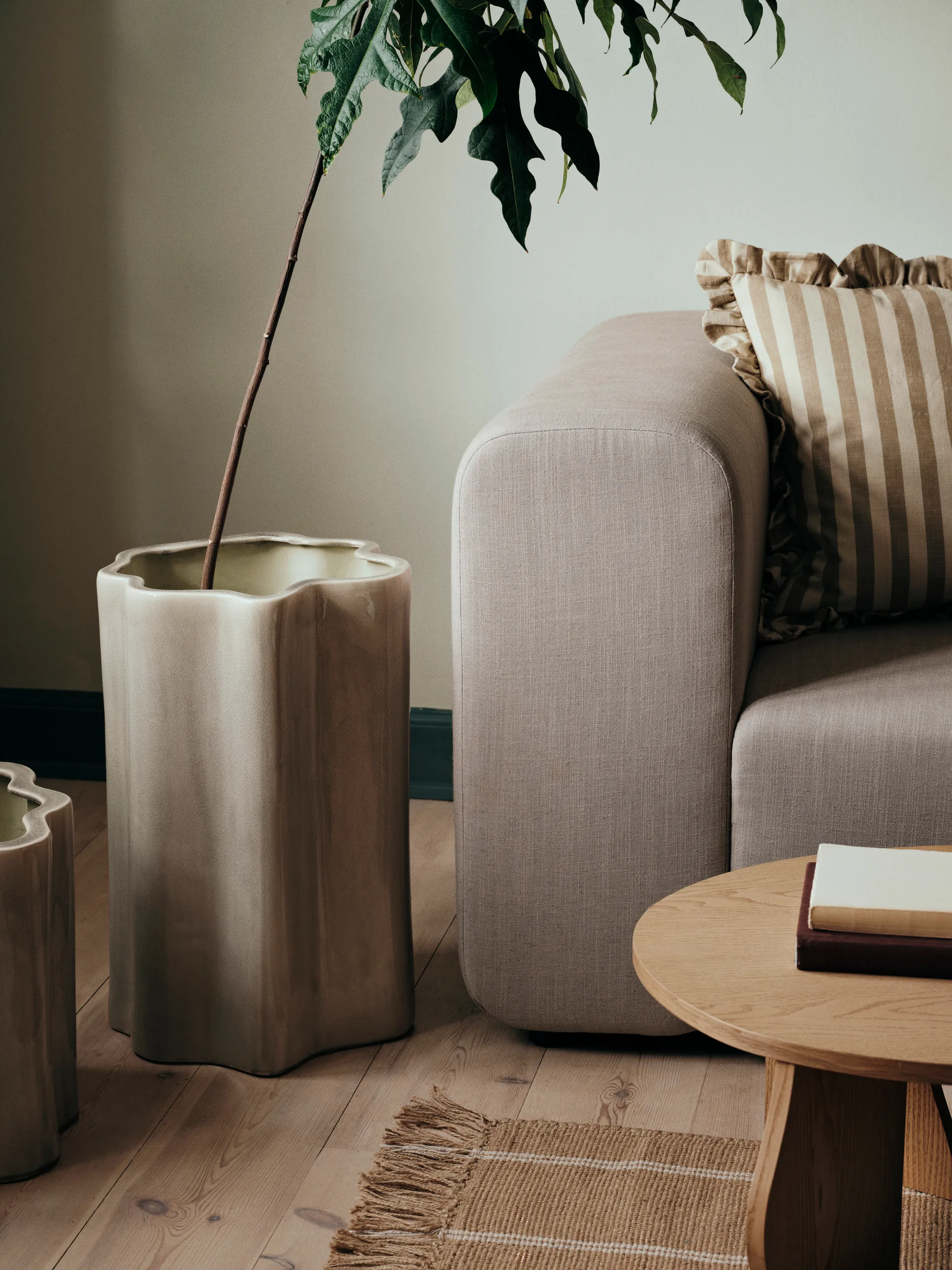 Maceta Sonja 55 cm, Rainy Day Grey Broste Copenhagen