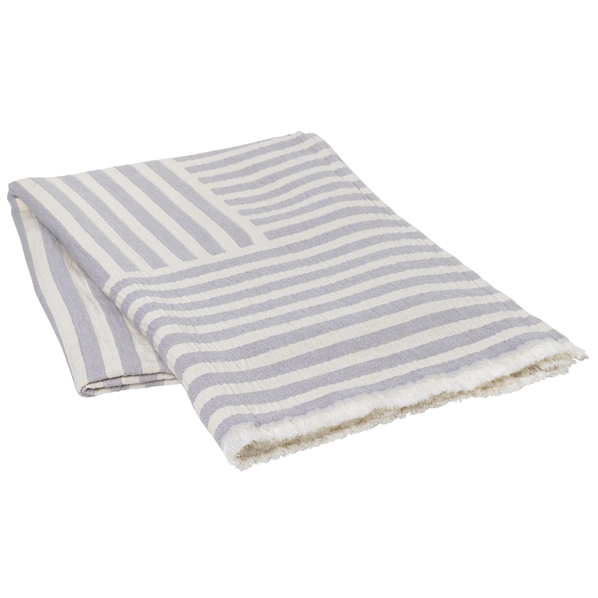 Manta de algodón Frankie 130x180 cm, Orchid hush light purple Broste Copenhagen