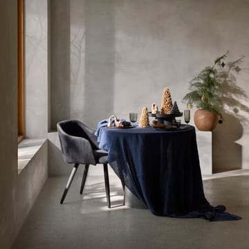 Mantel Gracie 160x300 cm - azul oscuro - Broste Copenhagen