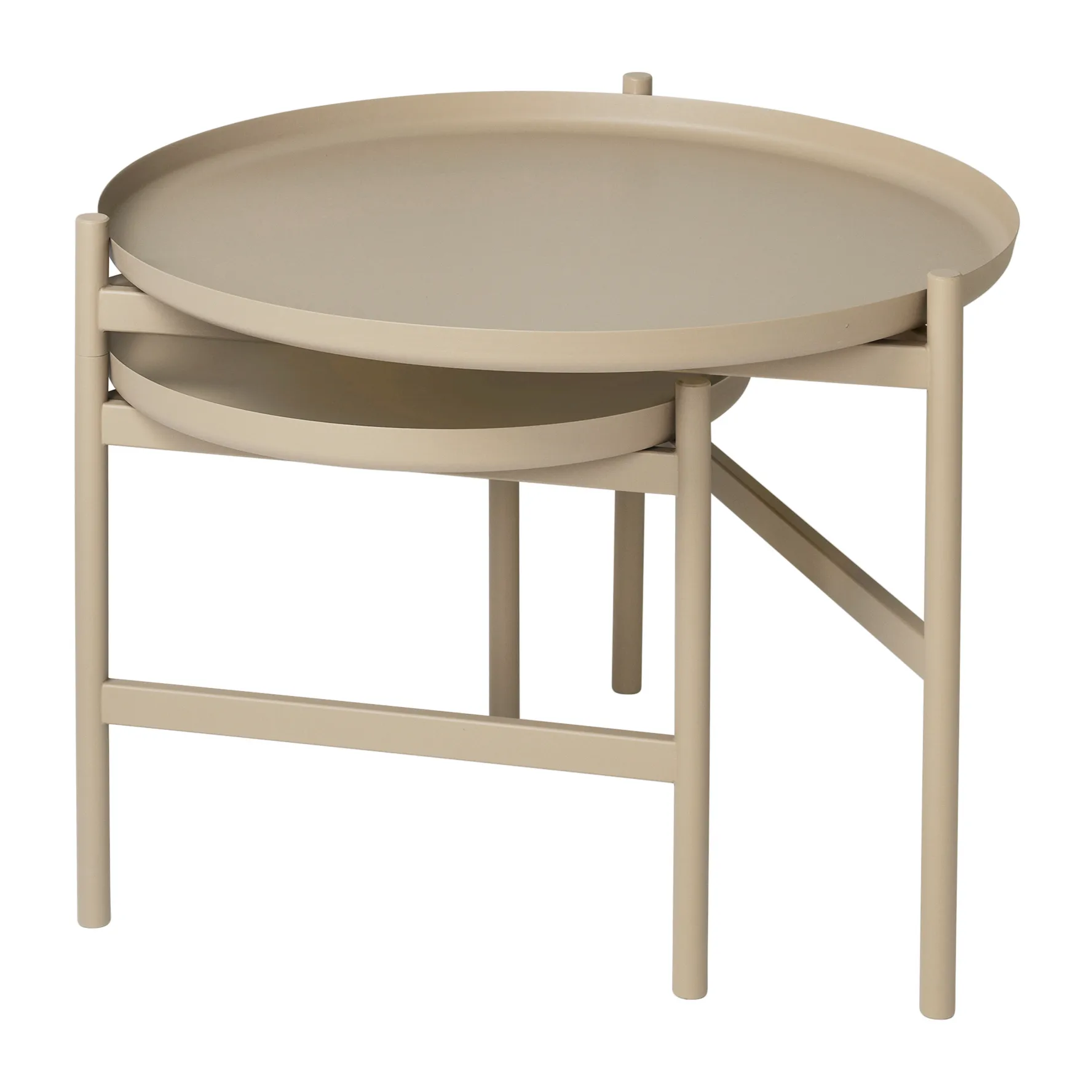 Mesa auxiliar Turner table Ø70 cm, Grey Broste Copenhagen