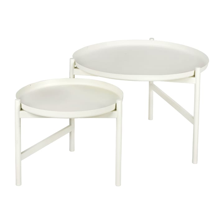 Mesa auxiliar Turner table Ø70 cm - White - Broste Copenhagen