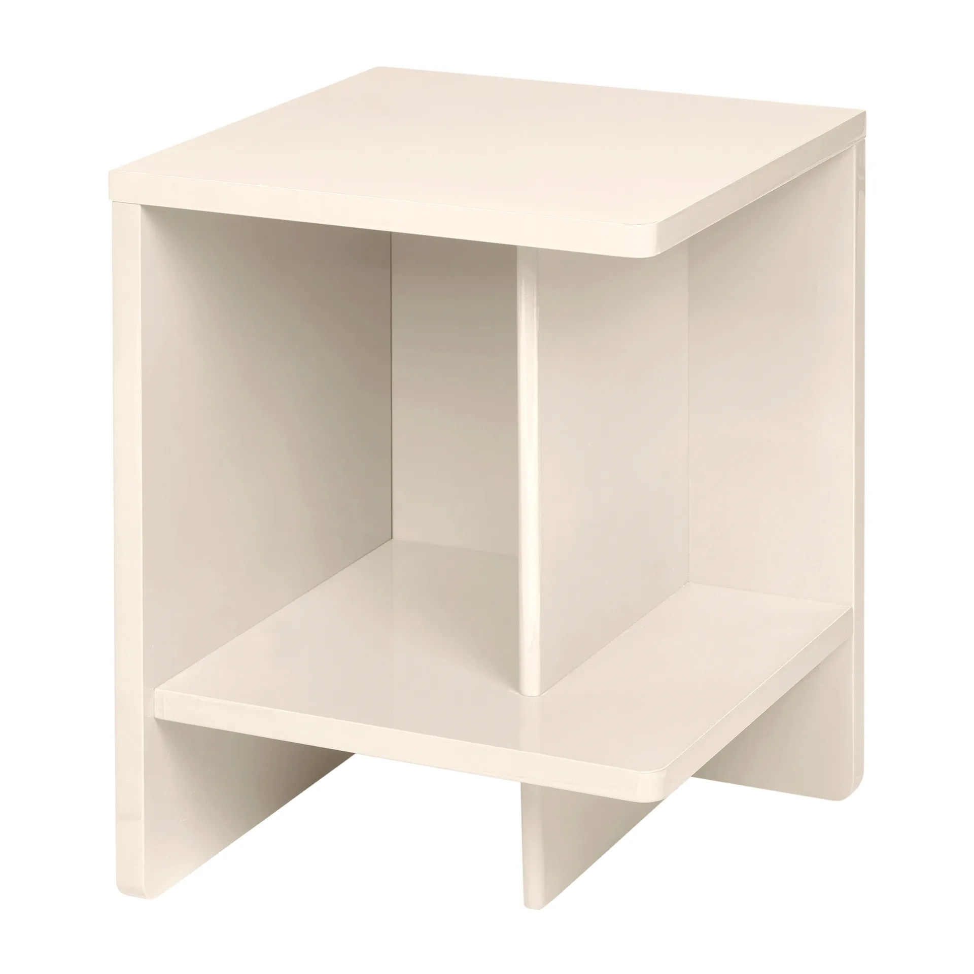 Mesilla de noche Tenna derecha 38x38 cm, Raindy day light grey Broste Copenhagen