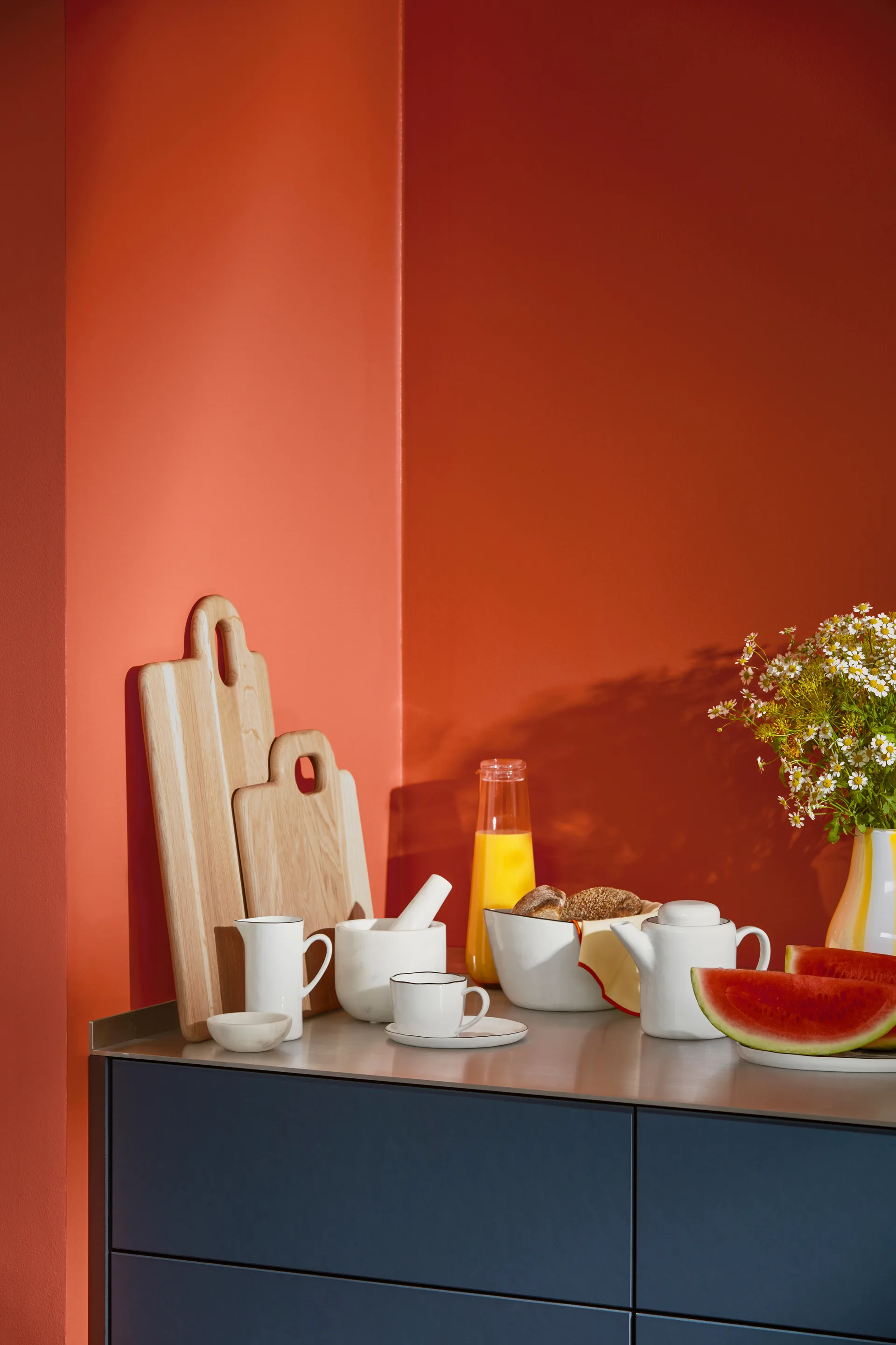 Mortero Marina mármol, blanco Broste Copenhagen