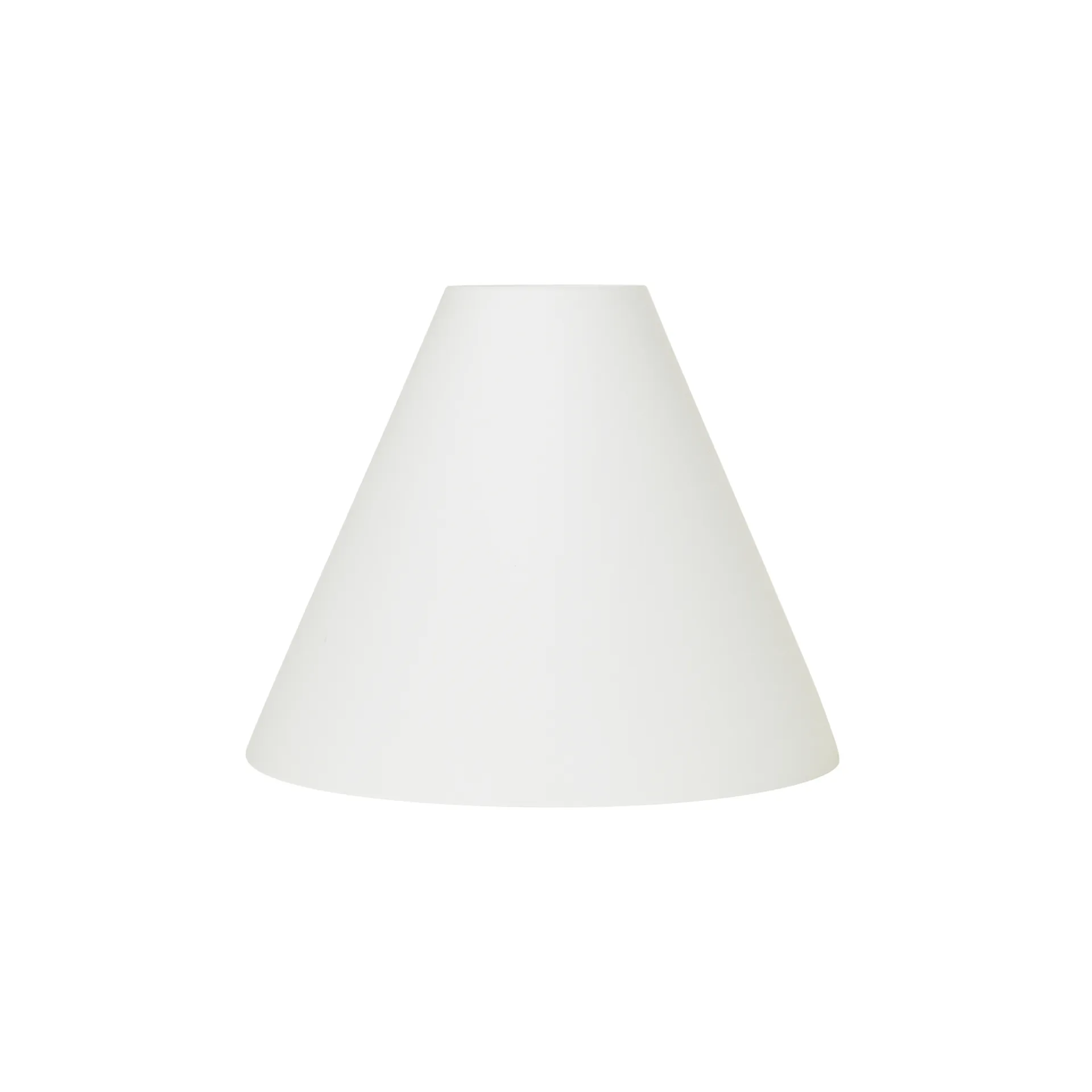 Pantalla de lámpara Gine vidrio opal Ø27 cm, blanco Broste Copenhagen