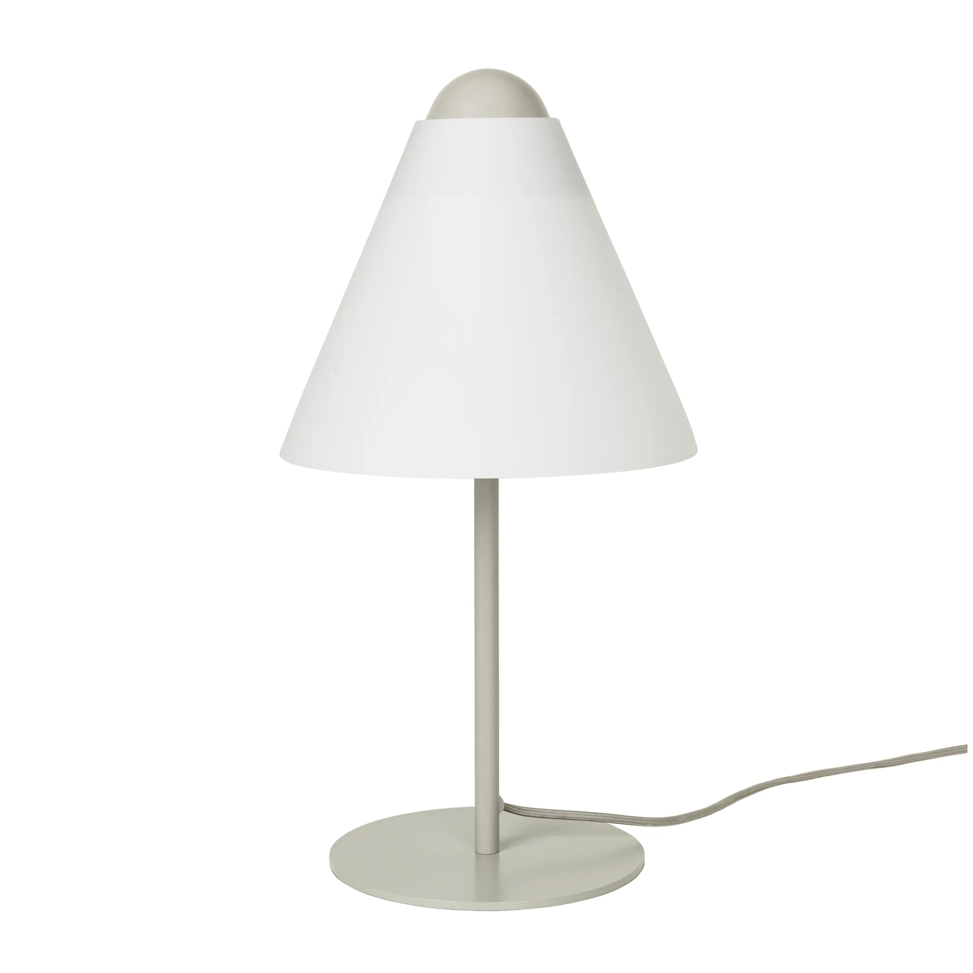 Pantalla de lámpara Gine vidrio opal Ø27 cm, blanco Broste Copenhagen