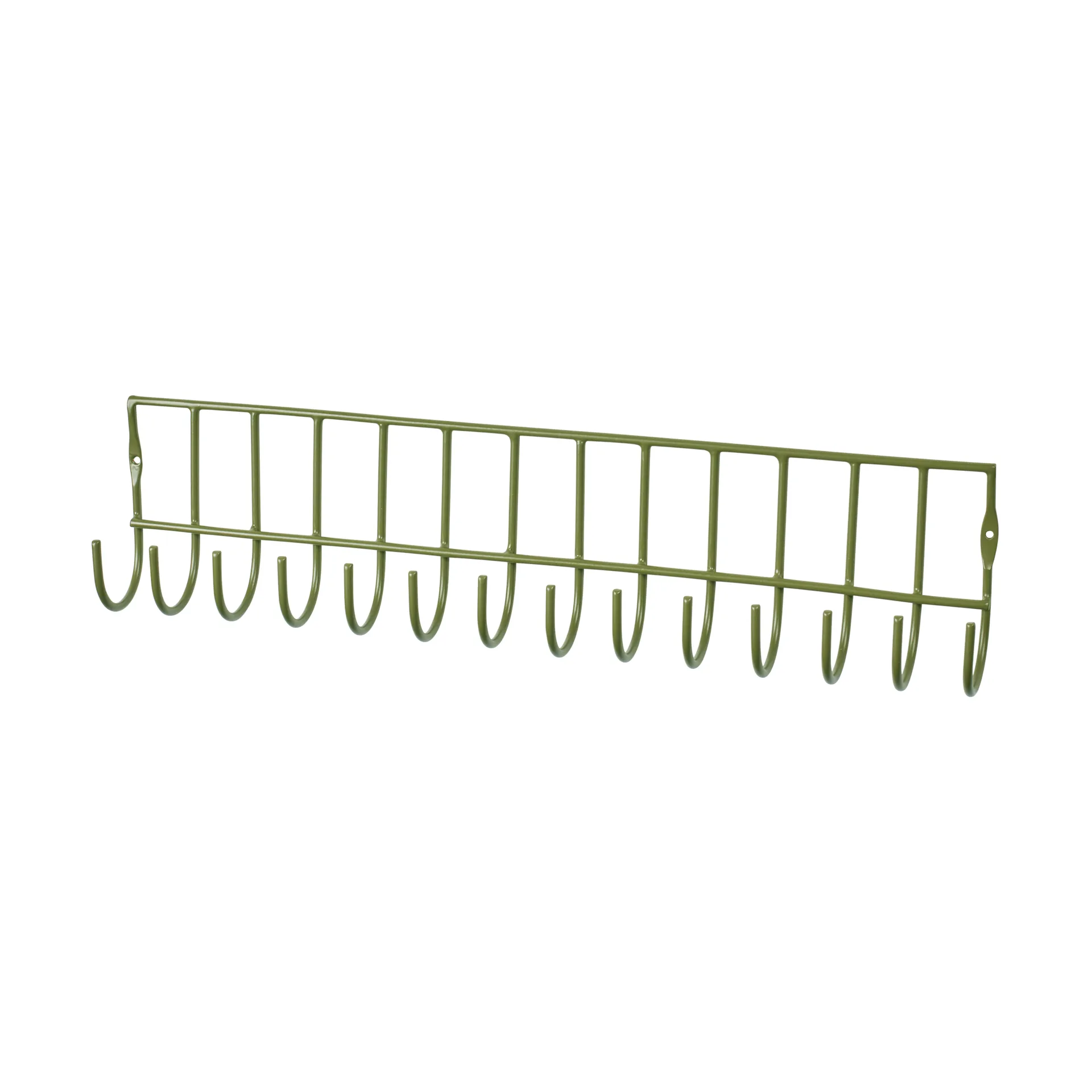 Perchero de pared Maggie 40x4,5x9,5 cm, Army green Broste Copenhagen