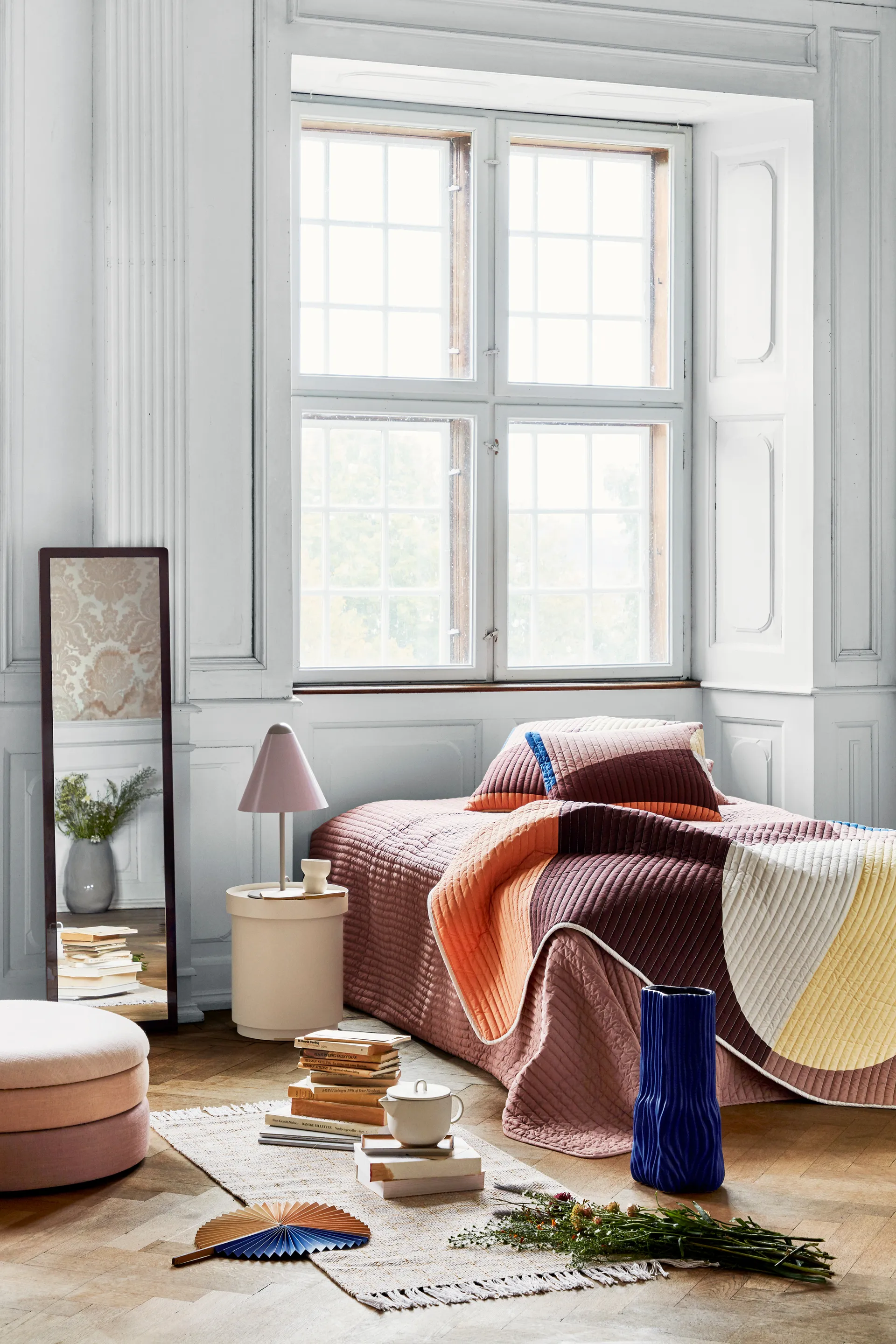 Plaid de algodón Fie 130x180 cm, Multi Broste Copenhagen