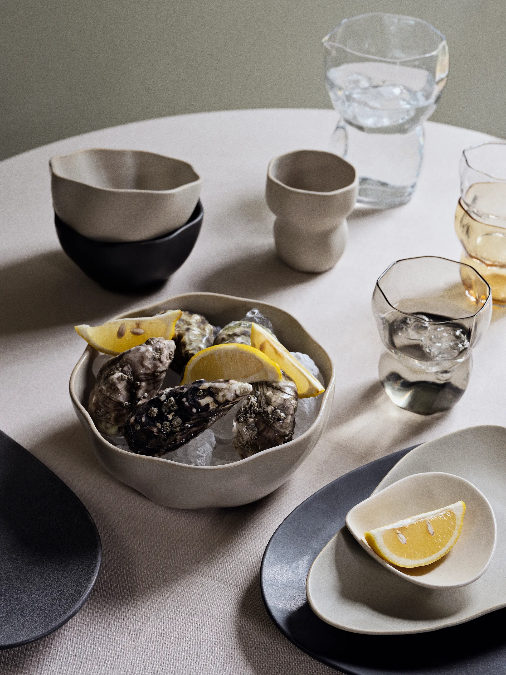 Platillo Limfjord 10x10 cm, Soft beige Broste Copenhagen