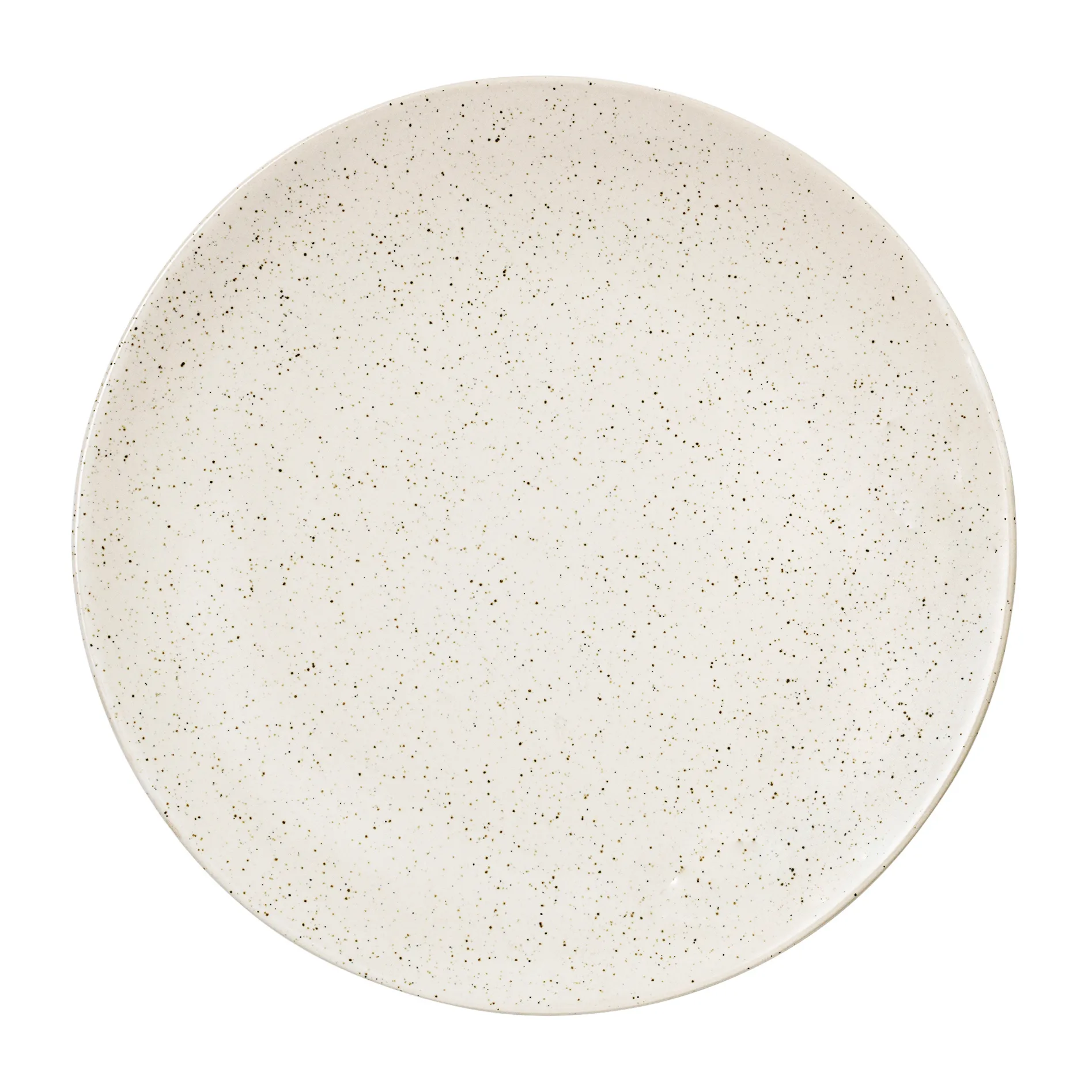 Plato de mesa Nordic Vanilla Ø26 cm, Cream with grains Broste Copenhagen