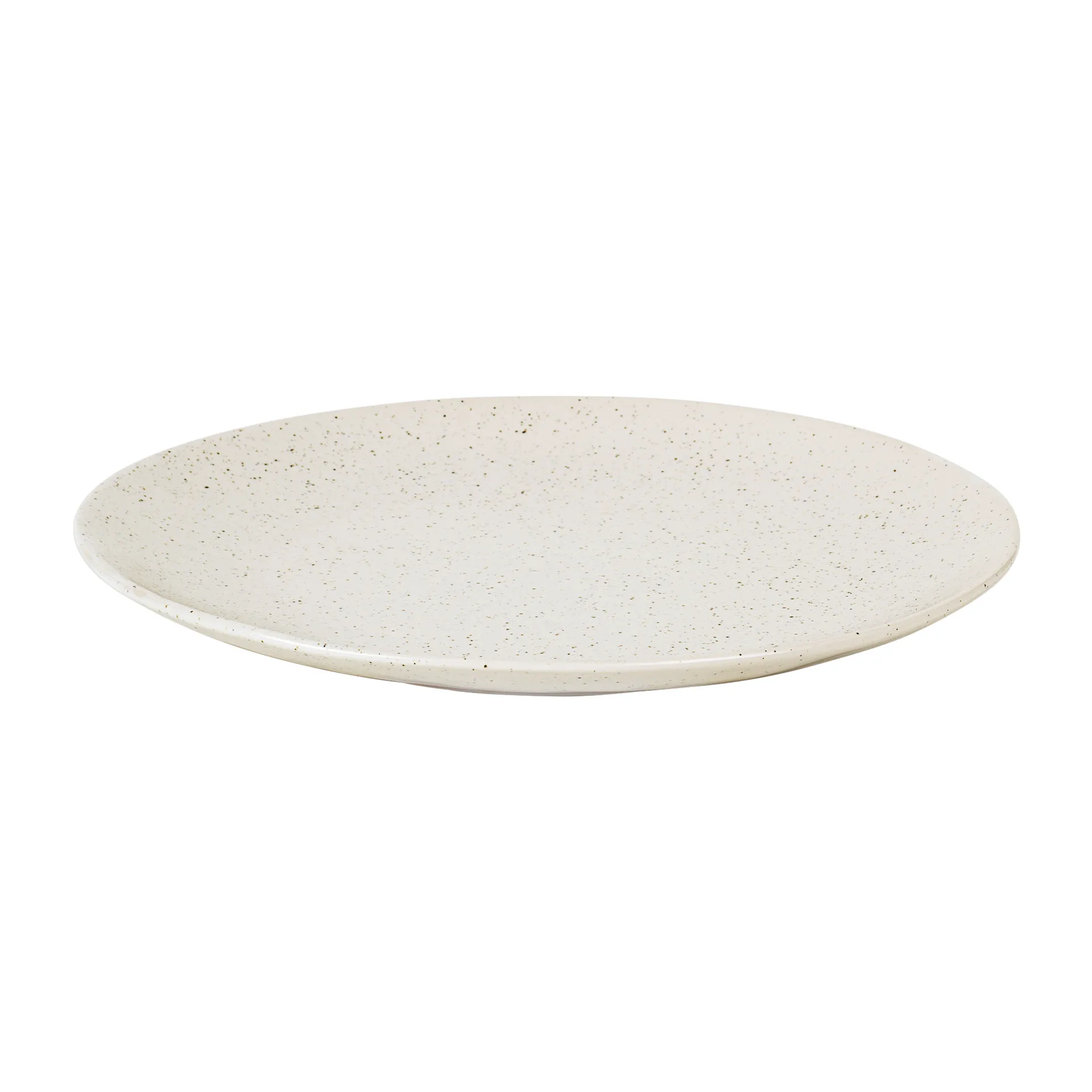 Plato de mesa Nordic Vanilla Ø26 cm, Cream with grains Broste Copenhagen