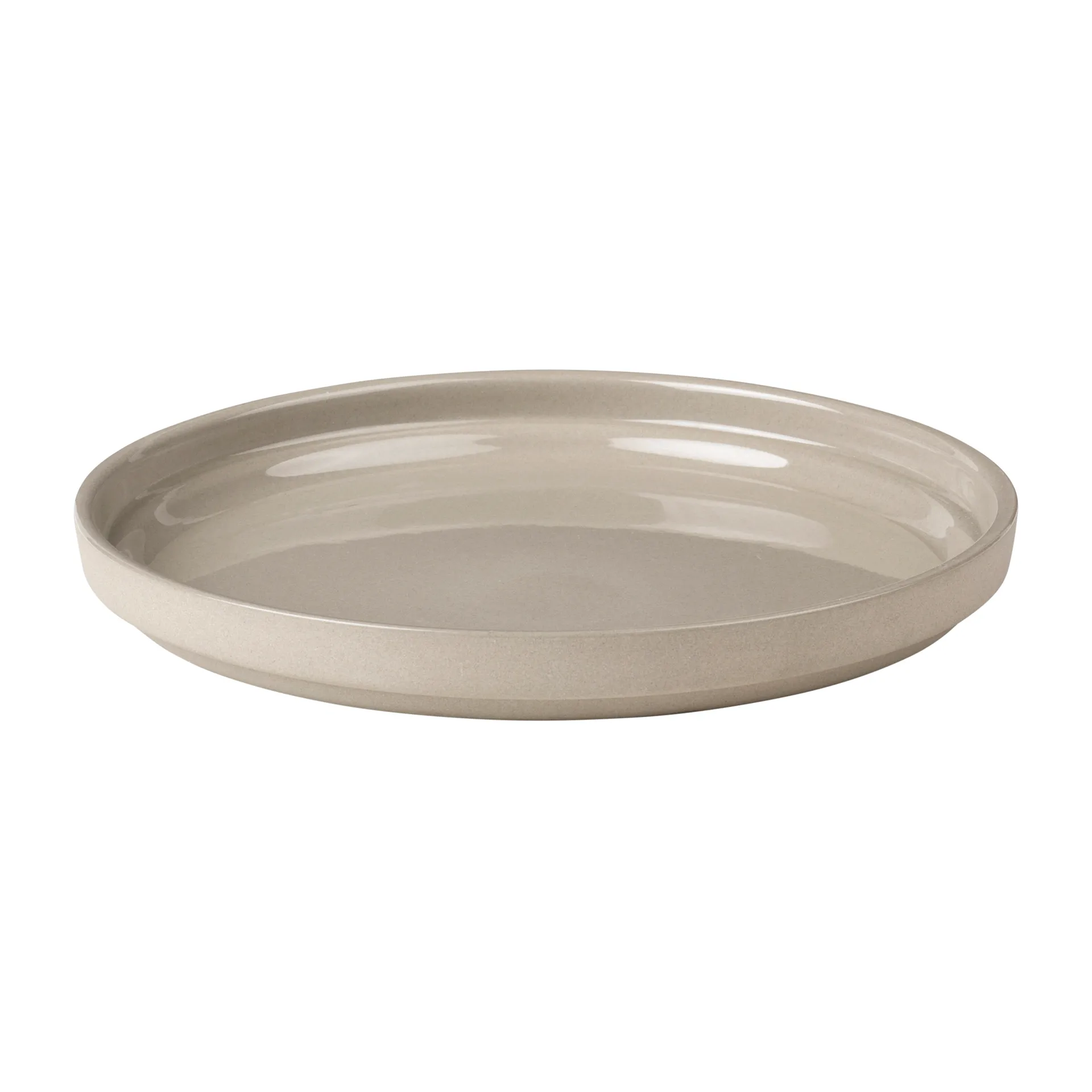 Plato de postre Nordic Bistro Ø21 cm, Raw beige Broste Copenhagen
