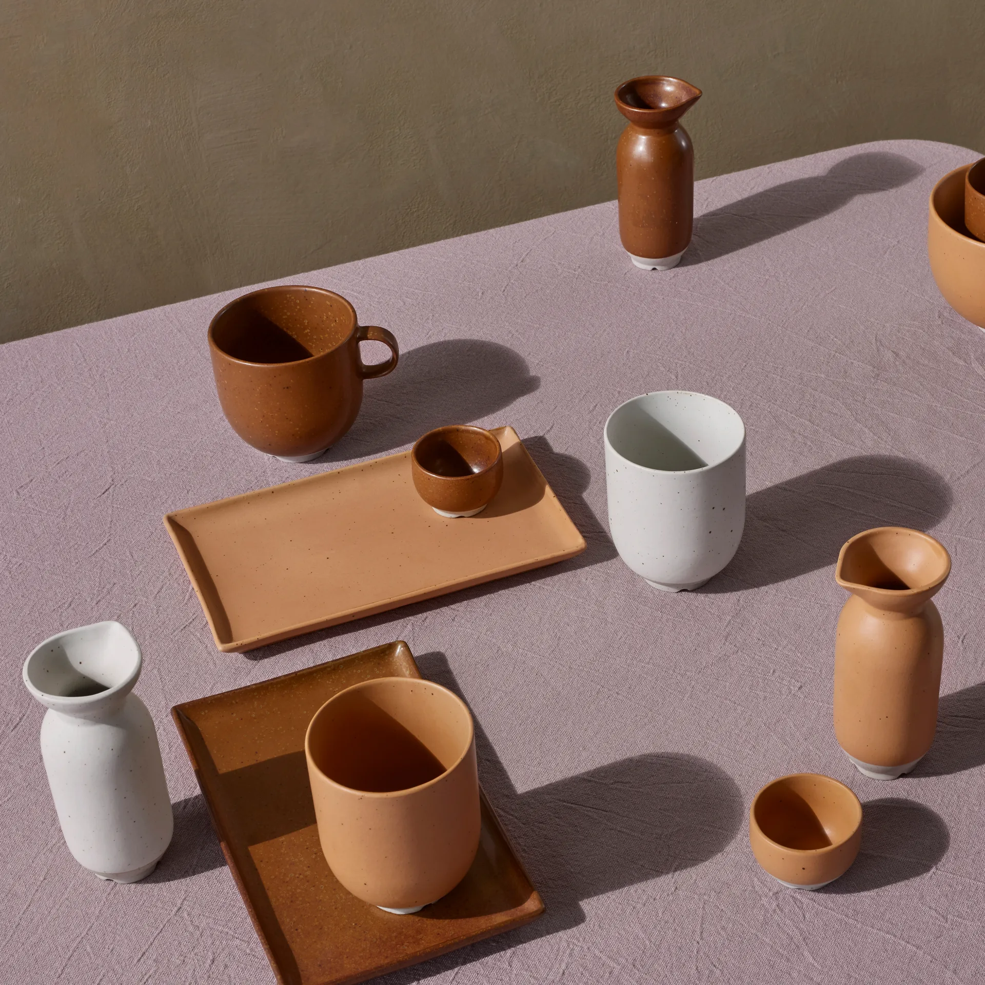 Plato Eli 17,6x20 cm, Caramel brown Broste Copenhagen