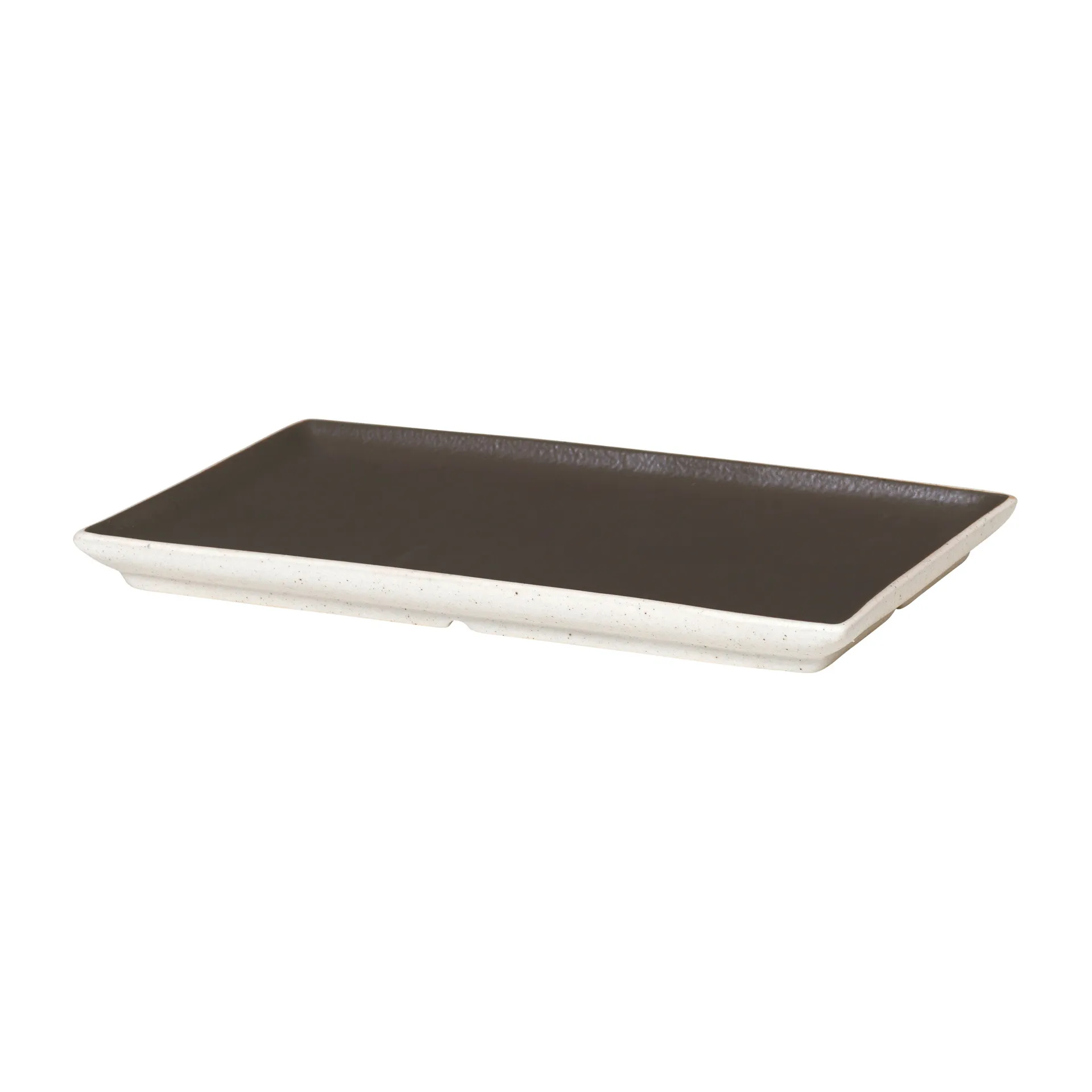 Plato Eli 17,6x20 cm, Matte charcoal Broste Copenhagen