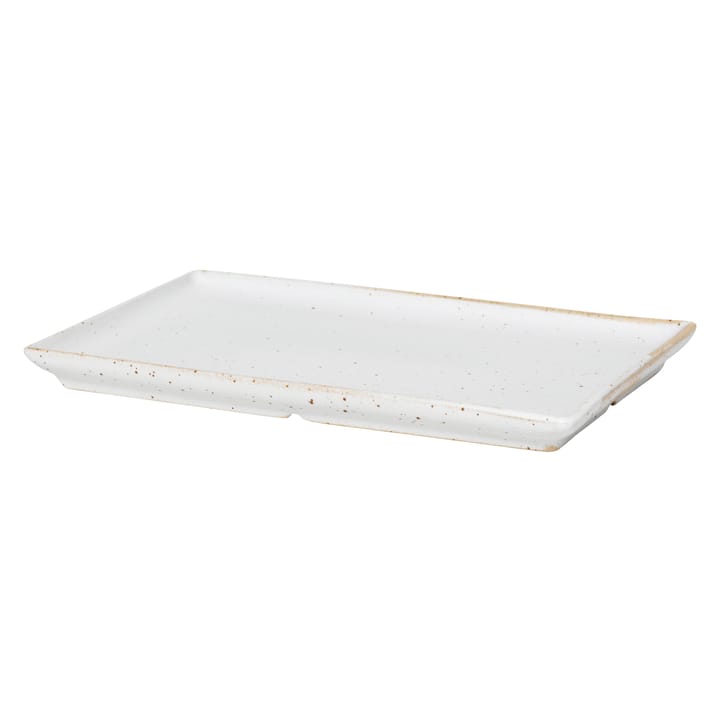 Plato Eli 17,6x20 cm - Matte soft light grey - Broste Copenhagen