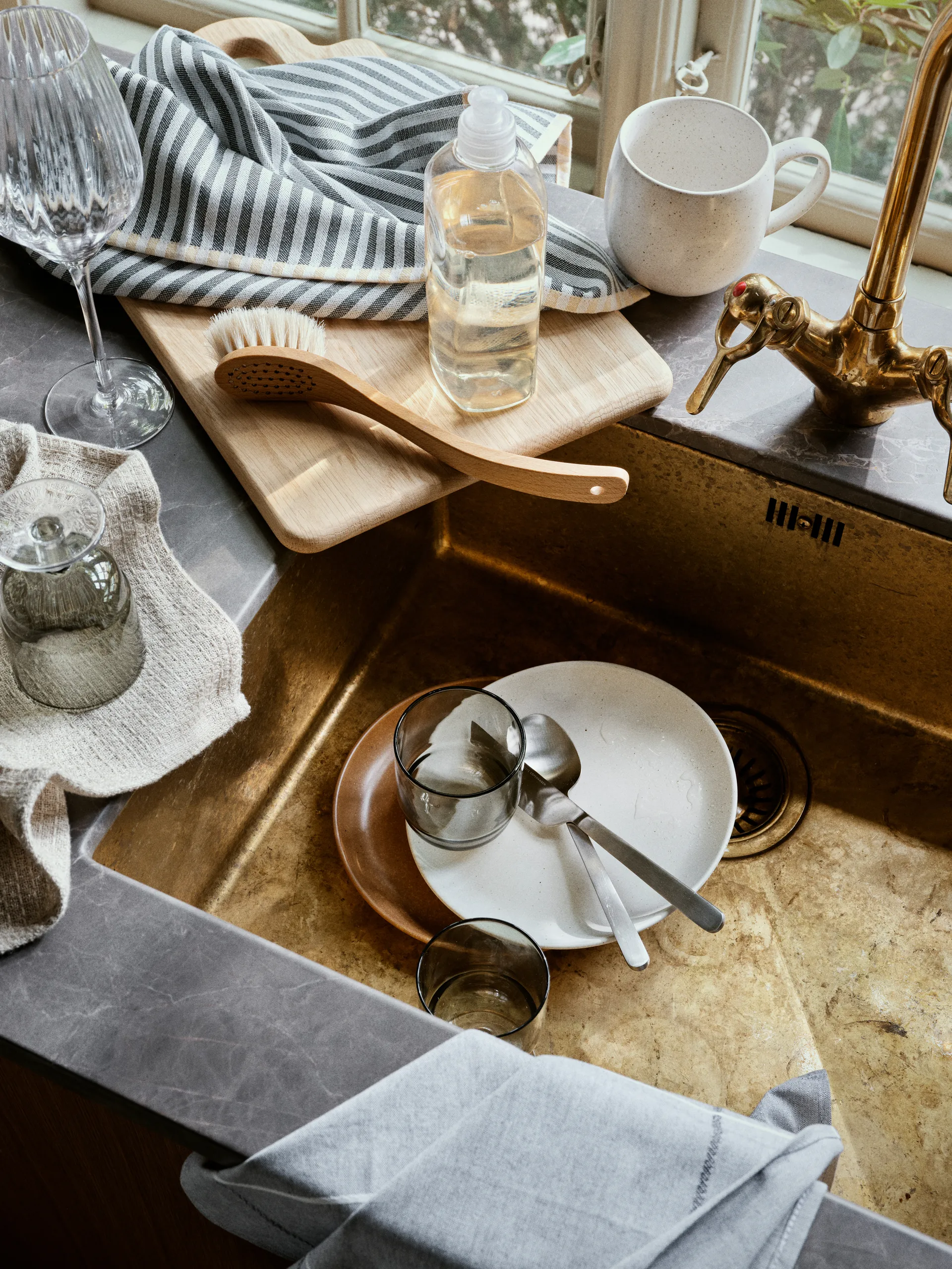 Plato Eli Ø26 cm, Caramel brown Broste Copenhagen