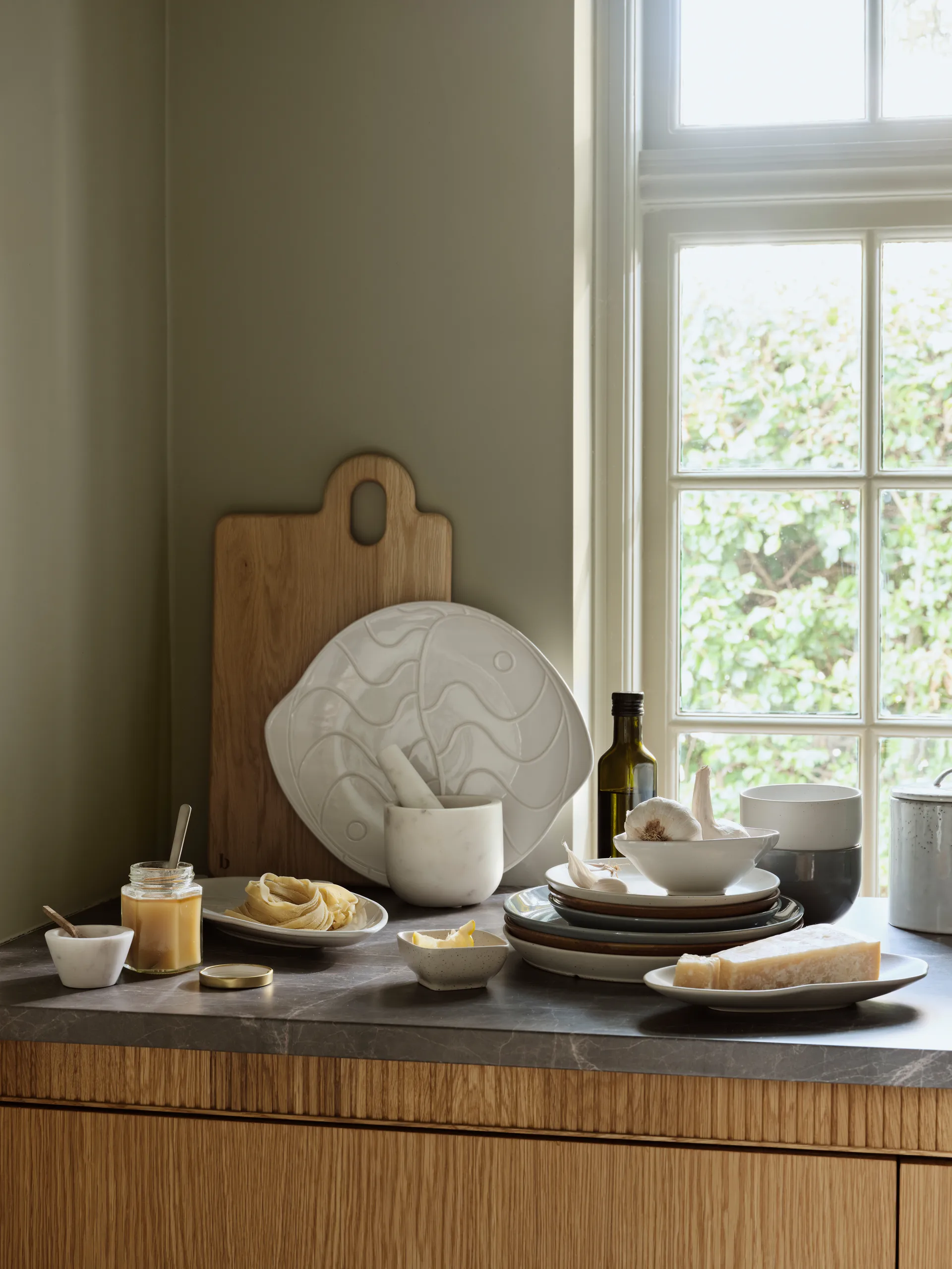 Plato Eli Ø26 cm, Soft blue Broste Copenhagen