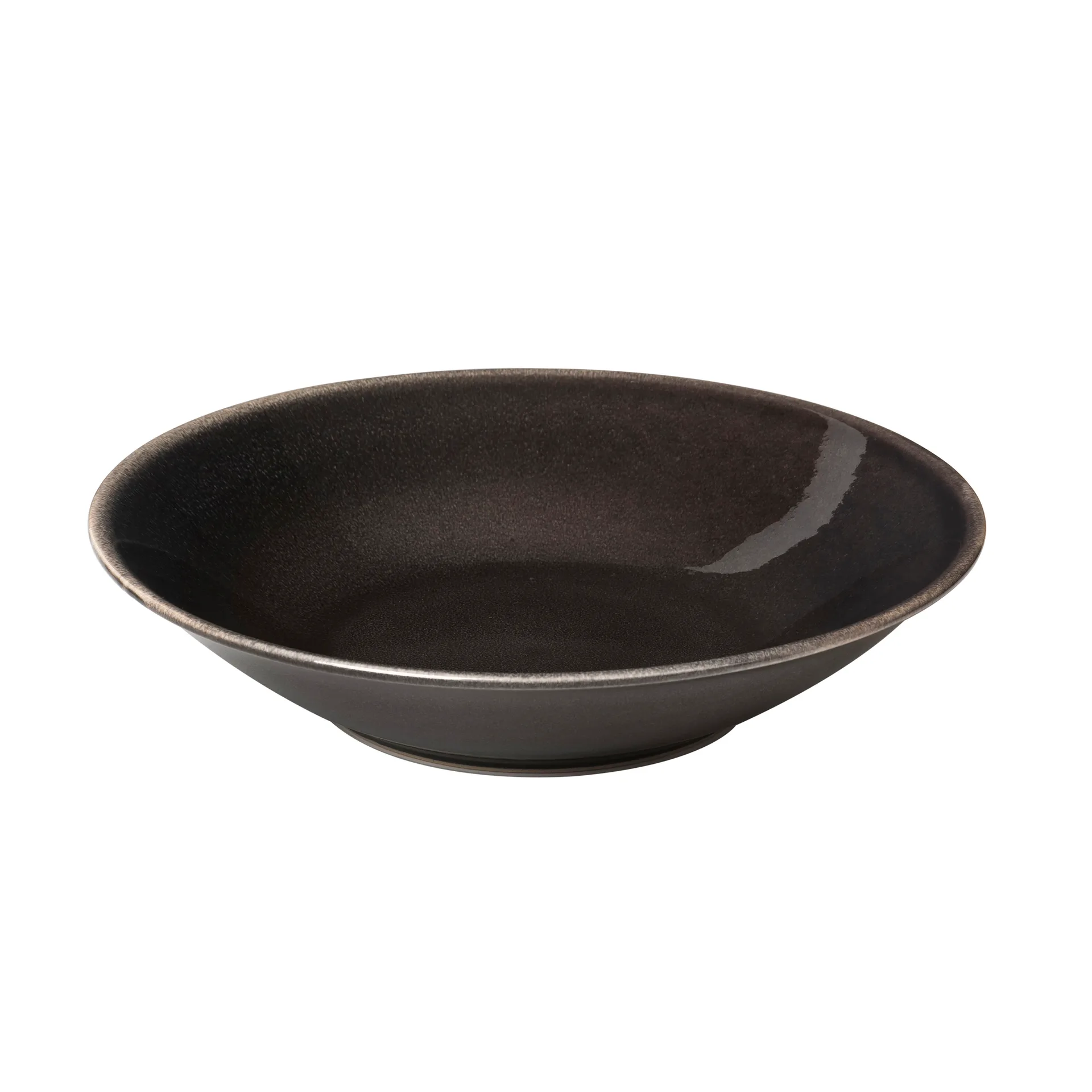 Plato hondo Nordic Coal, Ø 22,5 cm Broste Copenhagen