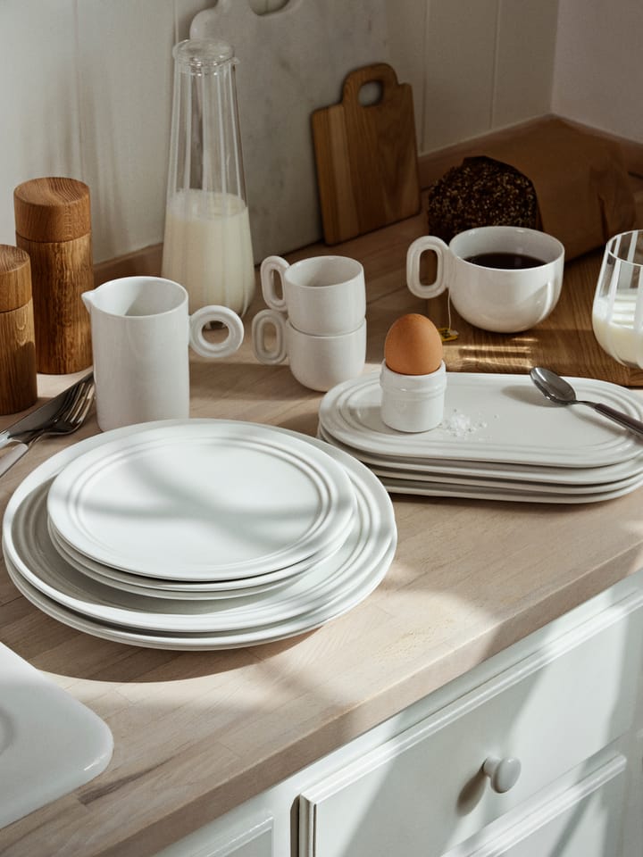 Plato llano Stevns Ø28 cm, Chalk white Broste Copenhagen