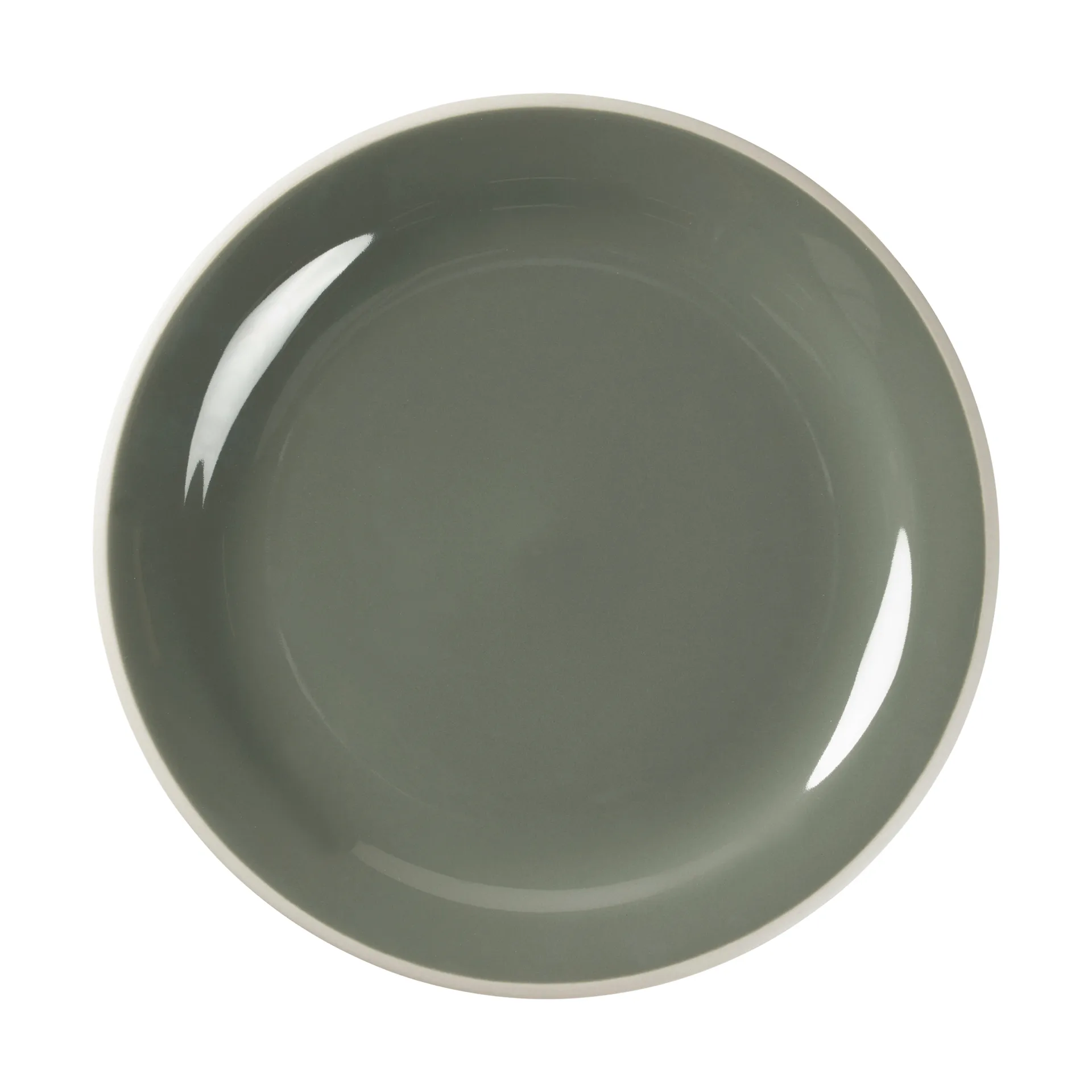Plato llano Taverna Ø28 cm, Green Broste Copenhagen