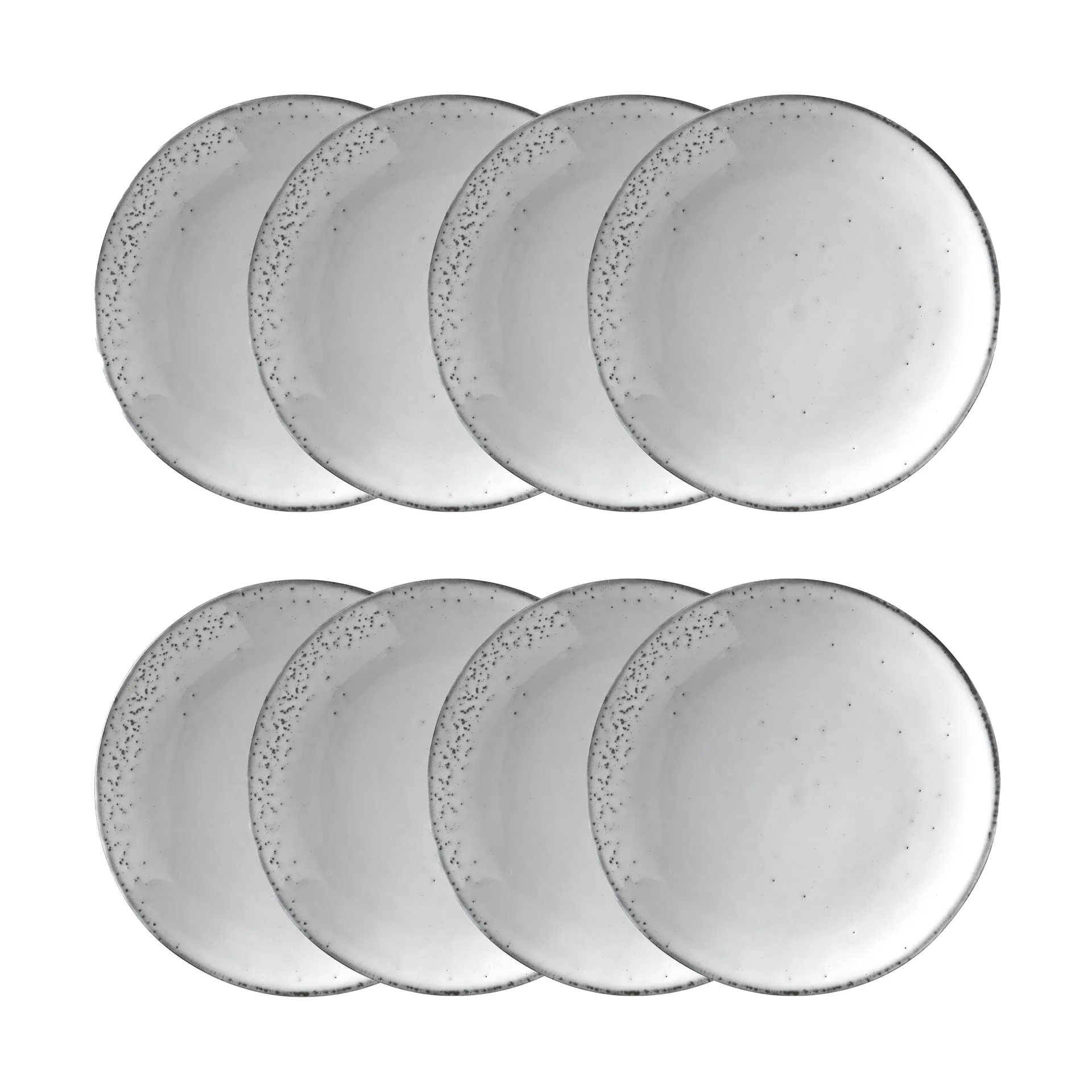 Plato Nordic Sand Ø20 cm paquete de 8,  Broste Copenhagen