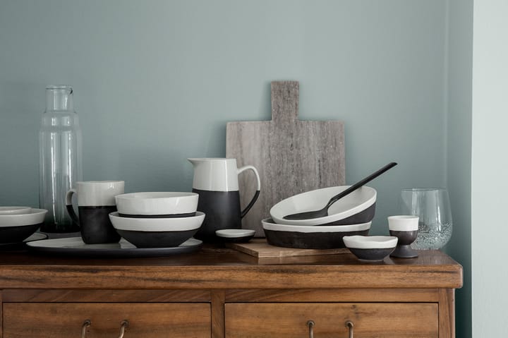 Plato ovalado Esrum 26,5x39 cm, Ivory-grey Broste Copenhagen