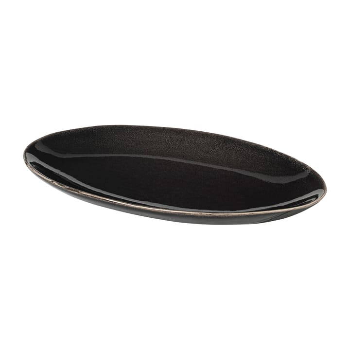 Plato ovalado Nordic Coal - 13,6x22 cm - Broste Copenhagen