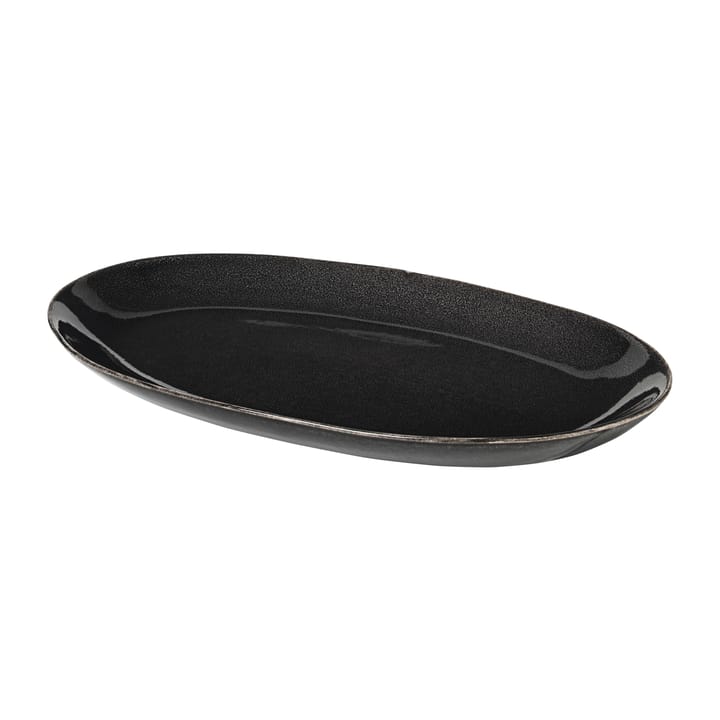 Plato ovalado Nordic Coal - 17x30 cm - Broste Copenhagen