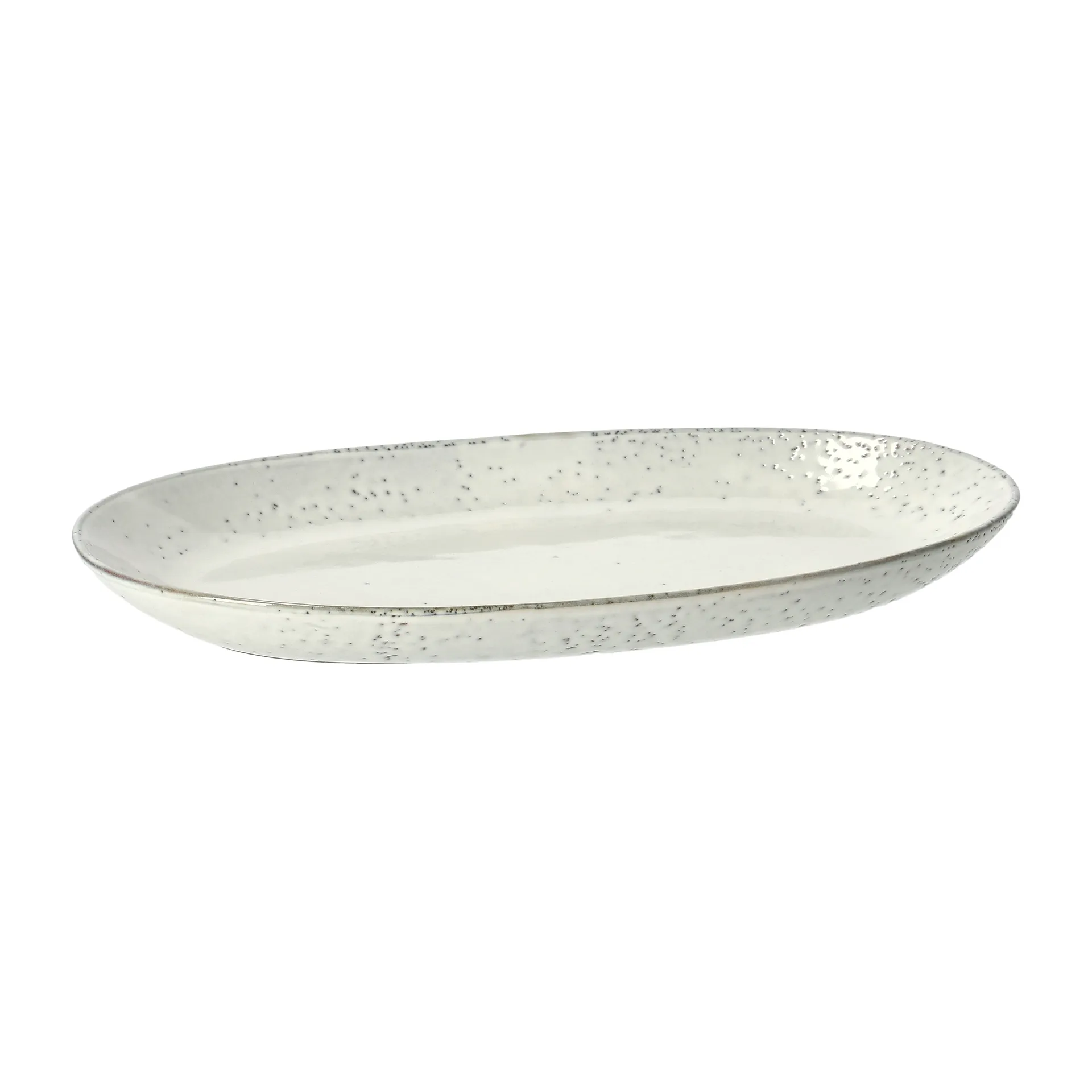 Plato ovalado Nordic Sand, 30x17 cm Broste Copenhagen